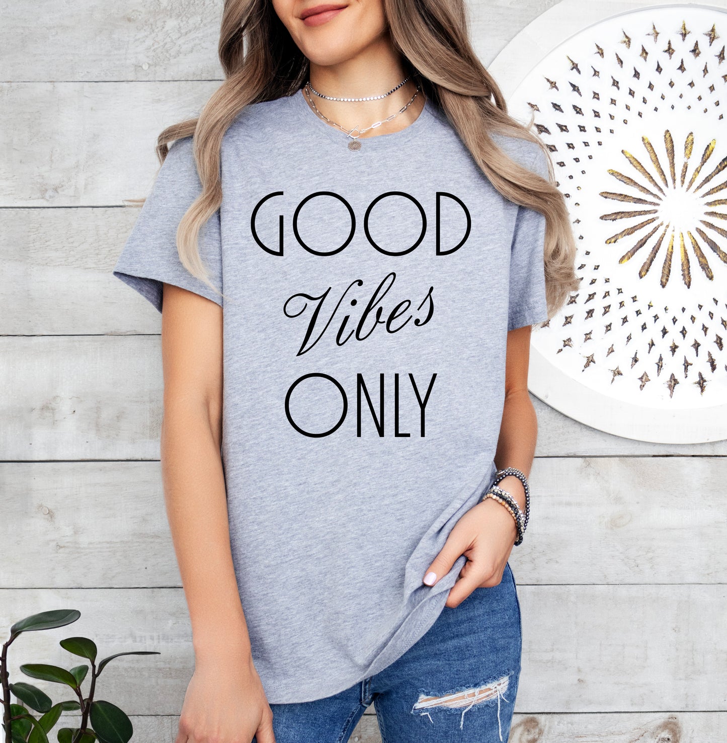 Good Vibes Only Shirt | Light Garment