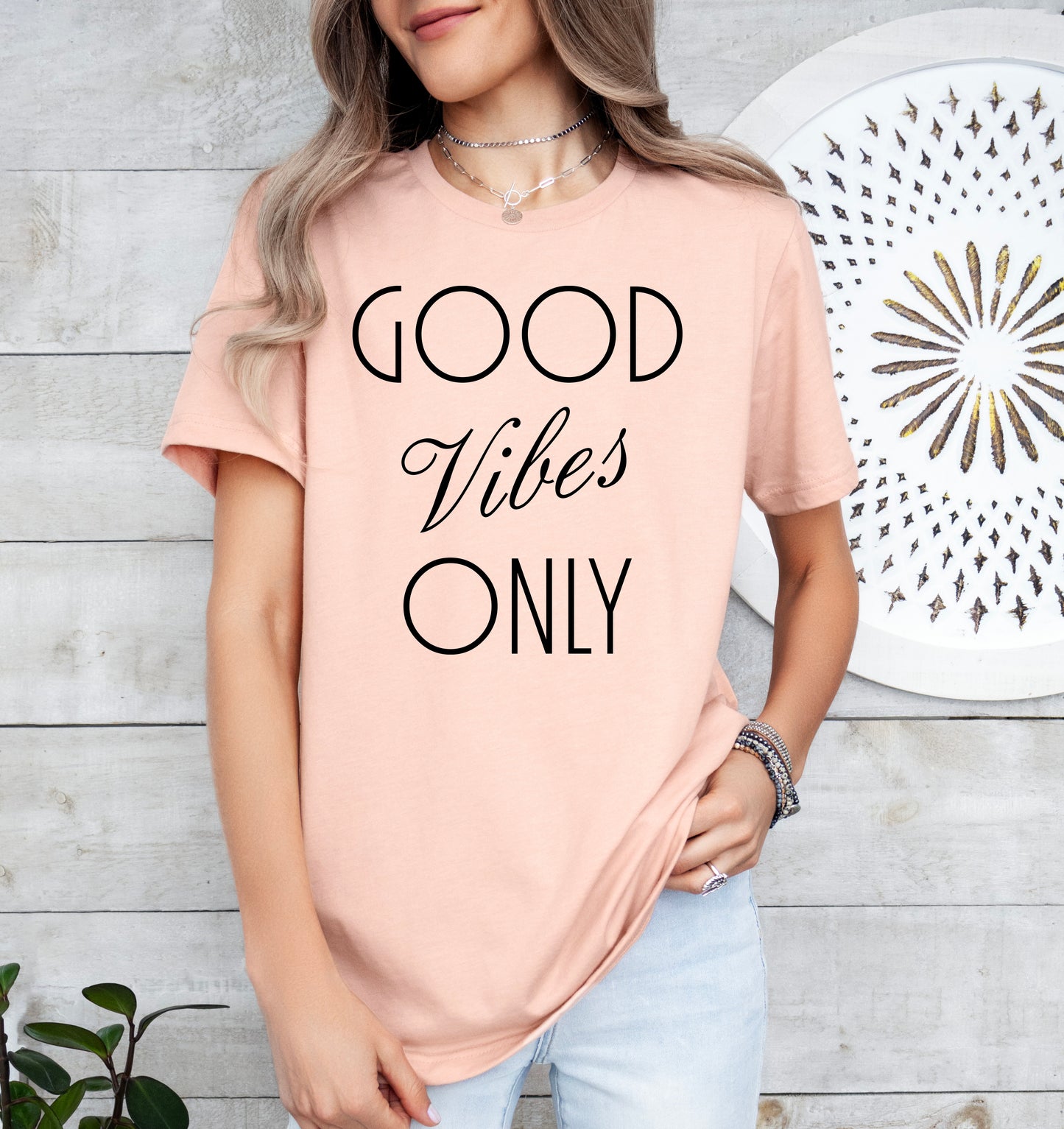 Good Vibes Only Shirt | Light Garment