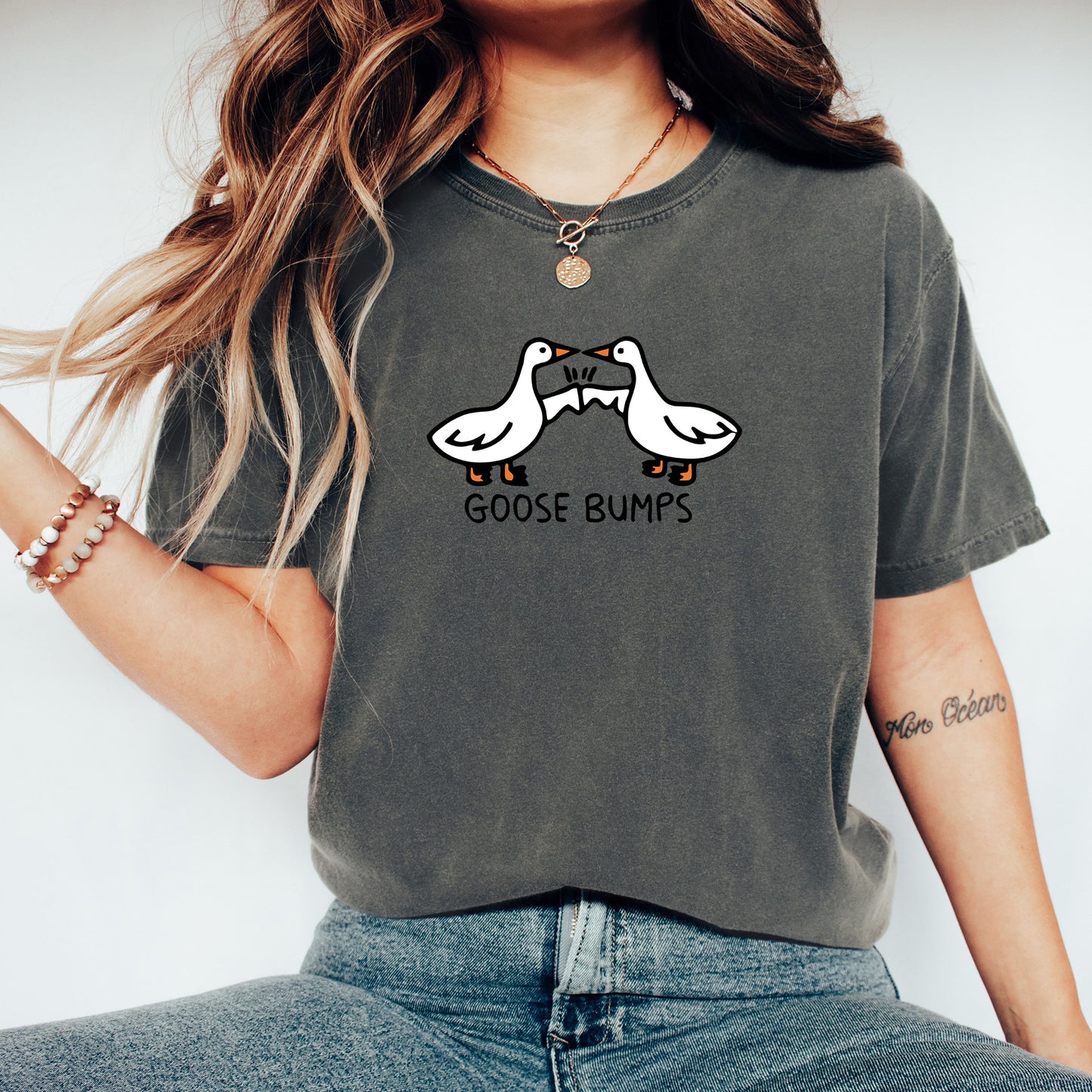 Goose Bumps Shirt | Comfort Colors Vintage Style Funny Shirt