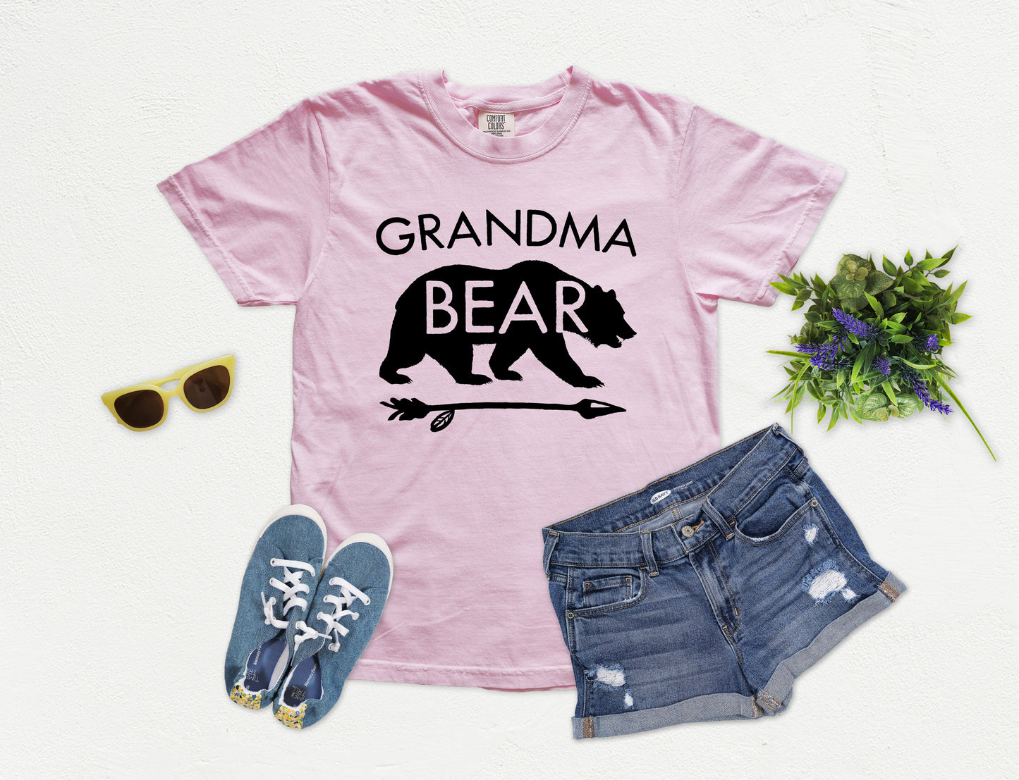 Grandma Bear Shirt | Comfort Colors Vintage Style Grandma Shirt