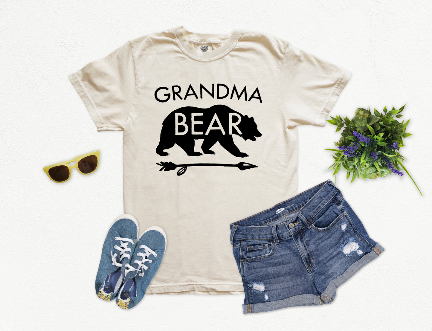 Grandma Bear Shirt | Comfort Colors Vintage Style Grandma Shirt