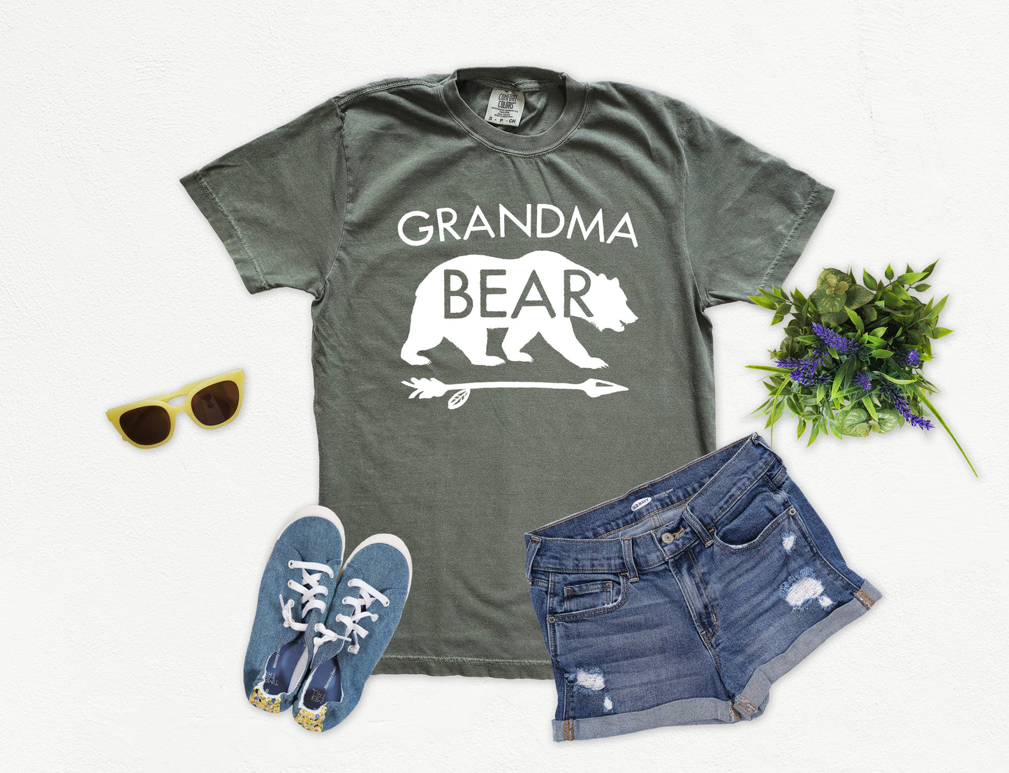 Grandma Bear Shirt | Comfort Colors Vintage Style Grandma Shirt