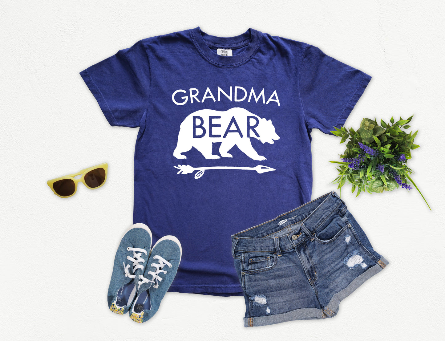 Grandma Bear Shirt | Comfort Colors Vintage Style Grandma Shirt