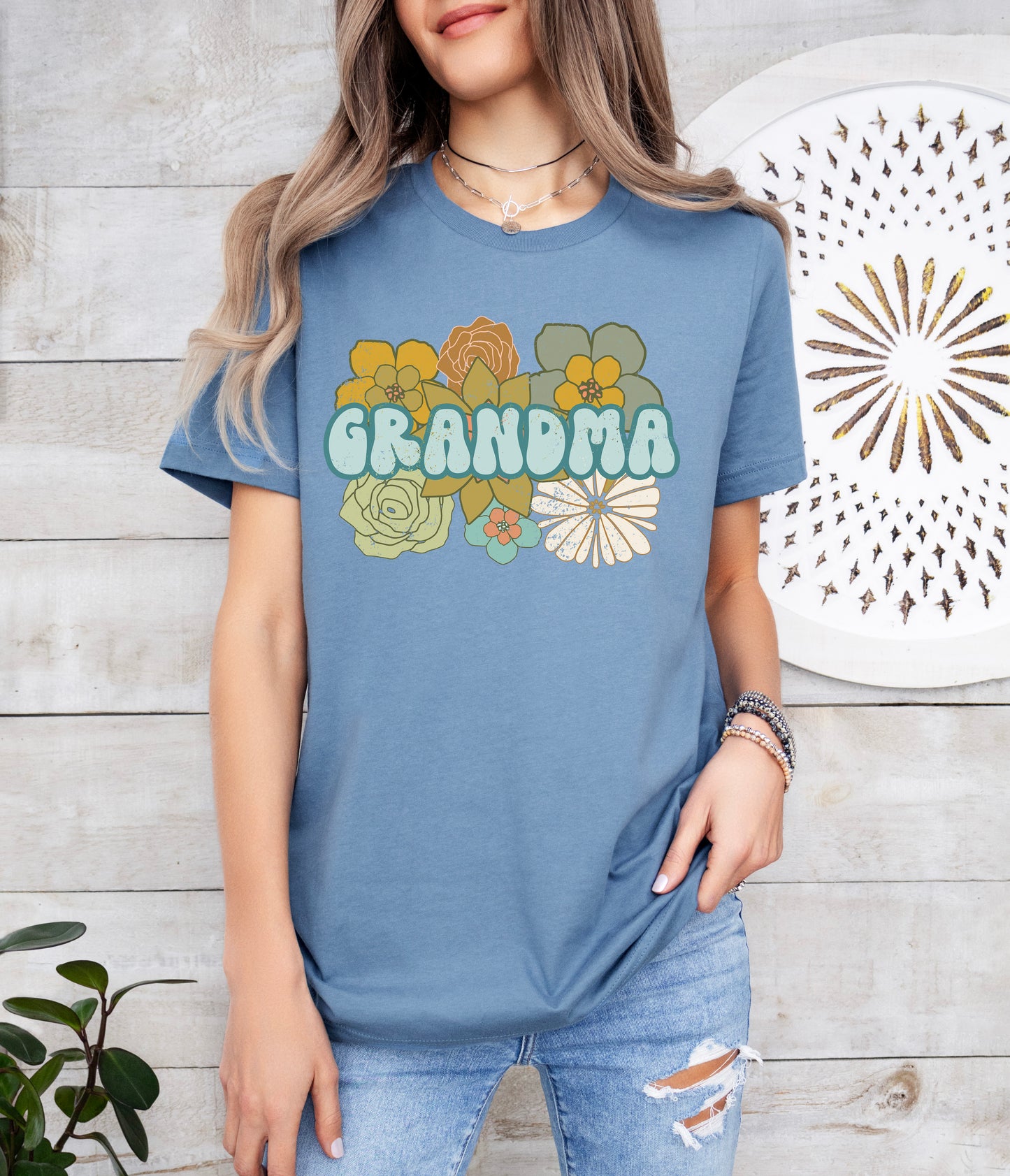 Retro BOHO Grandma Shirt | Light Garment