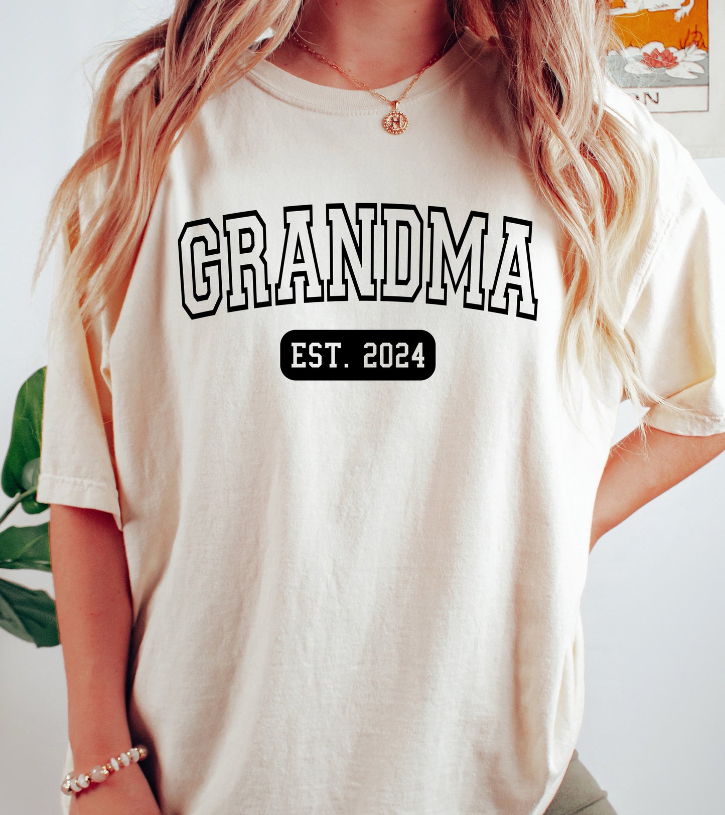 Custom University Style Grandma Shirt | Comfort Colors Vintage Style Grandma Shirt