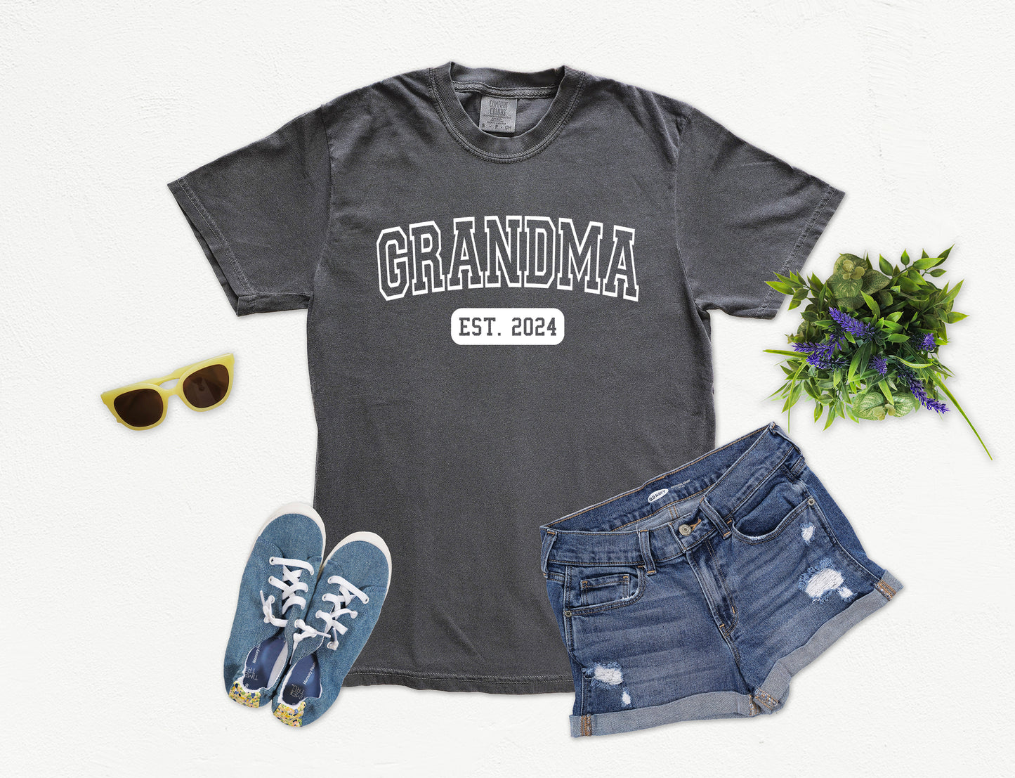 Custom University Style Grandma Shirt | Comfort Colors Vintage Style Grandma Shirt