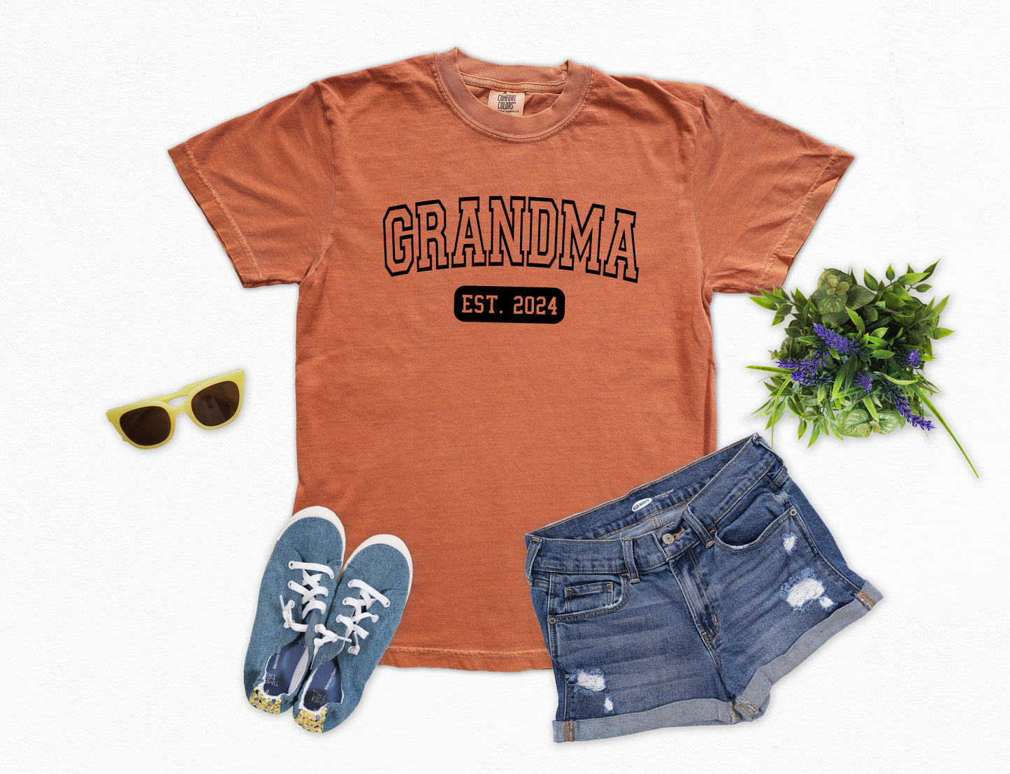 Custom University Style Grandma Shirt | Comfort Colors Vintage Style Grandma Shirt