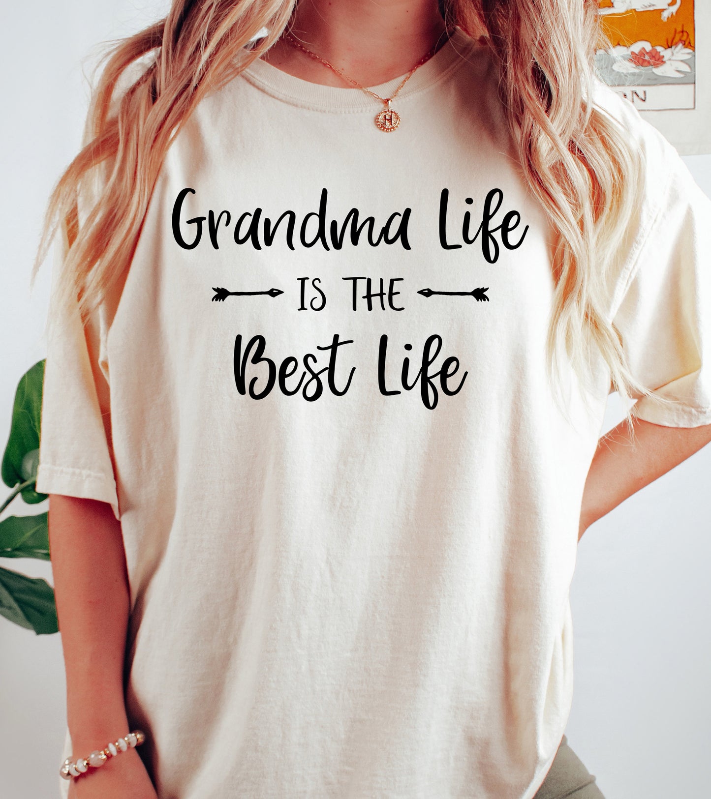 Grandma Life is the Best Life Shirt | Comfort Colors Vintage Style Grandma Shirt