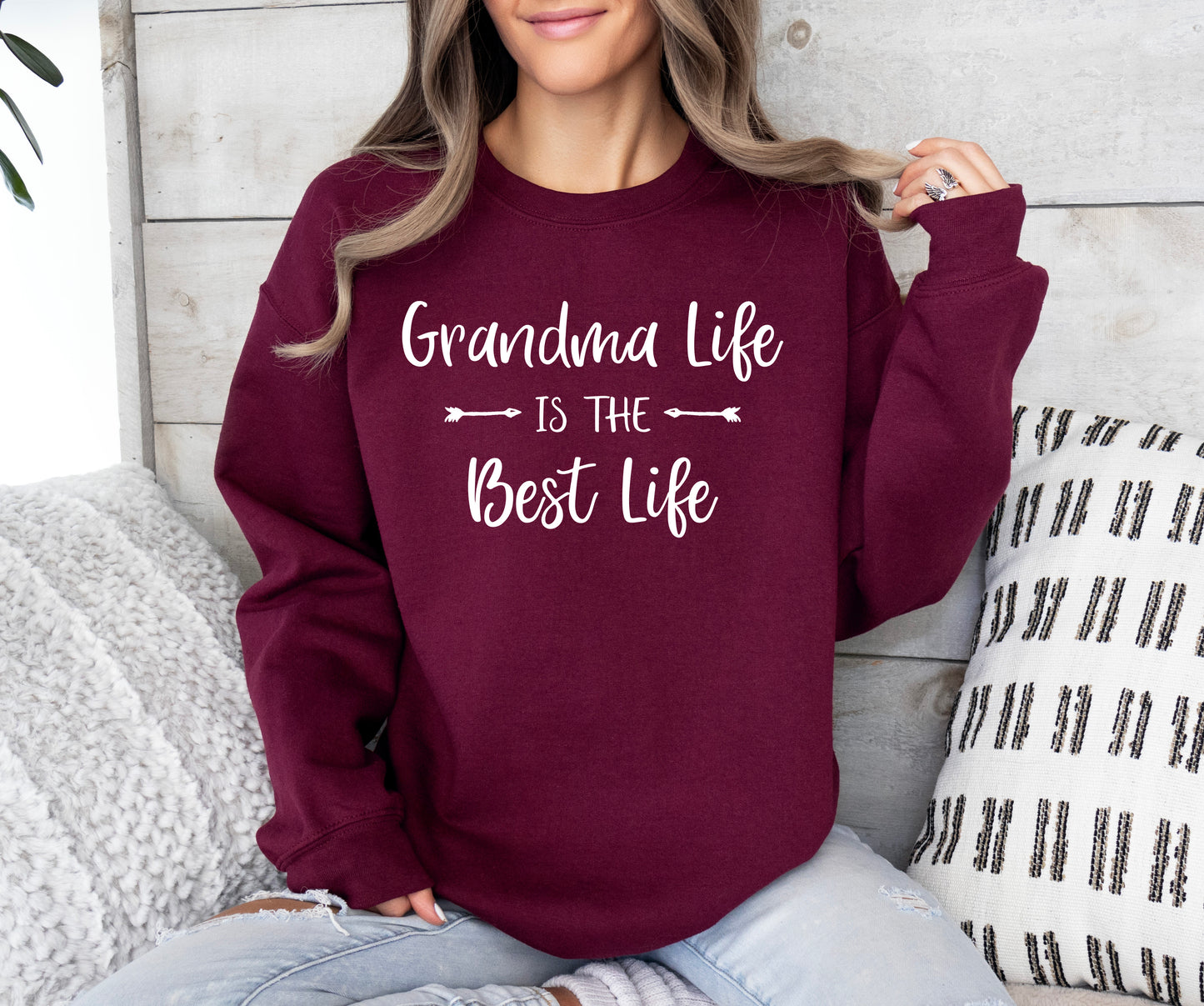 Grandma Life is the Best Life Sweatshirt | Grandma Sweatshirt