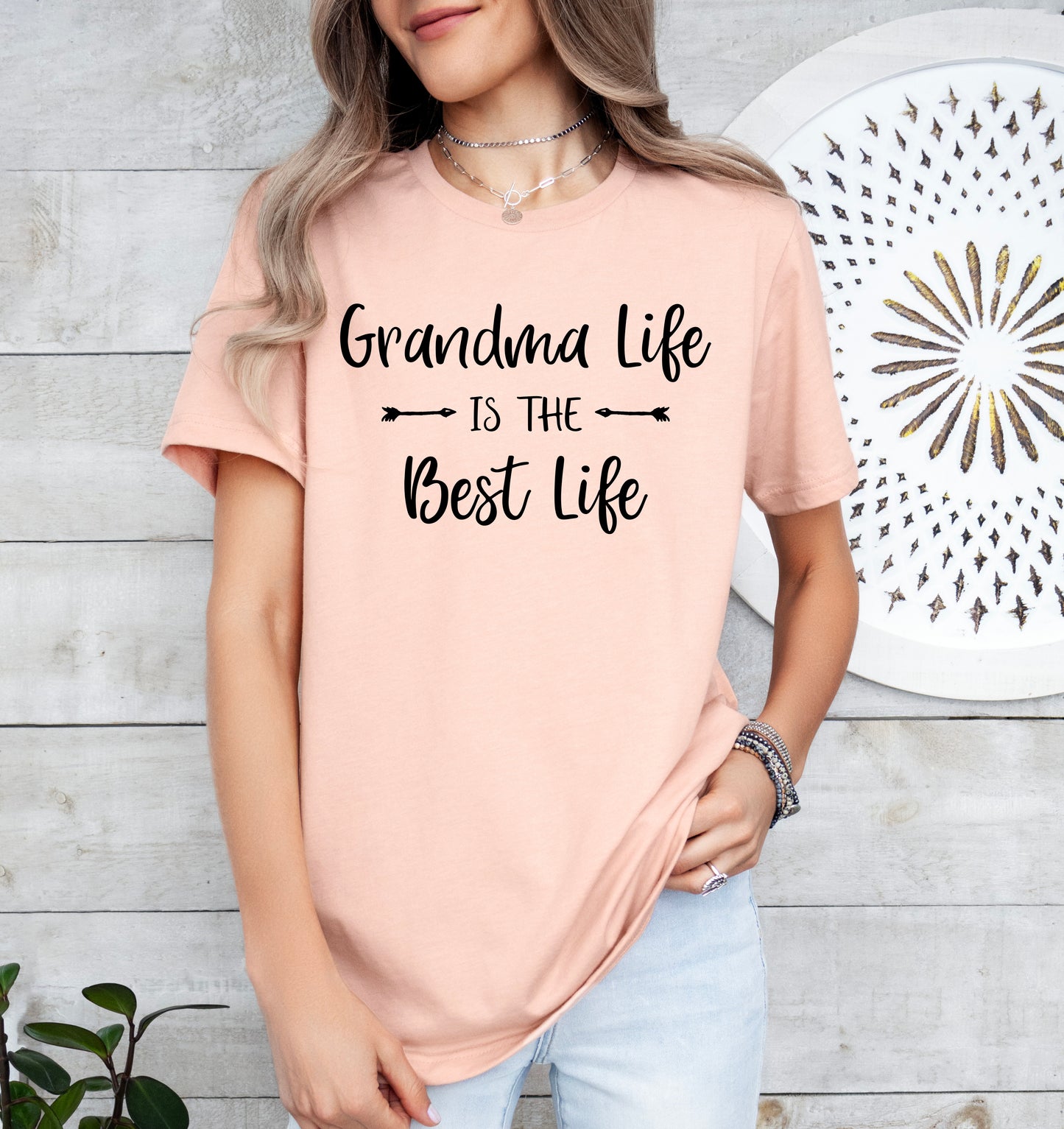 Grandma Life is the Best Life Shirt | Grandma Shirt | Light Garment