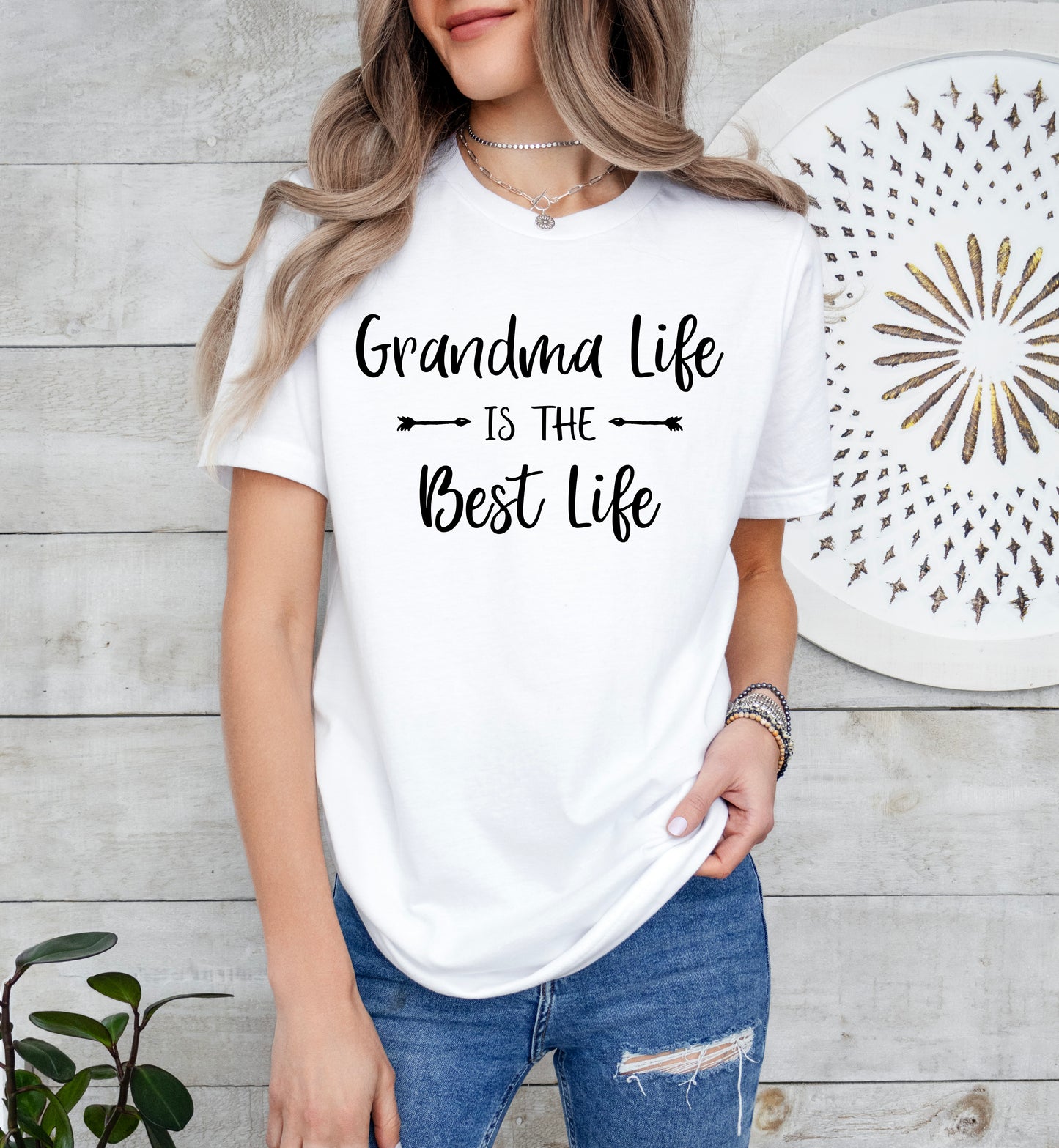Grandma Life is the Best Life Shirt | Grandma Shirt | Light Garment