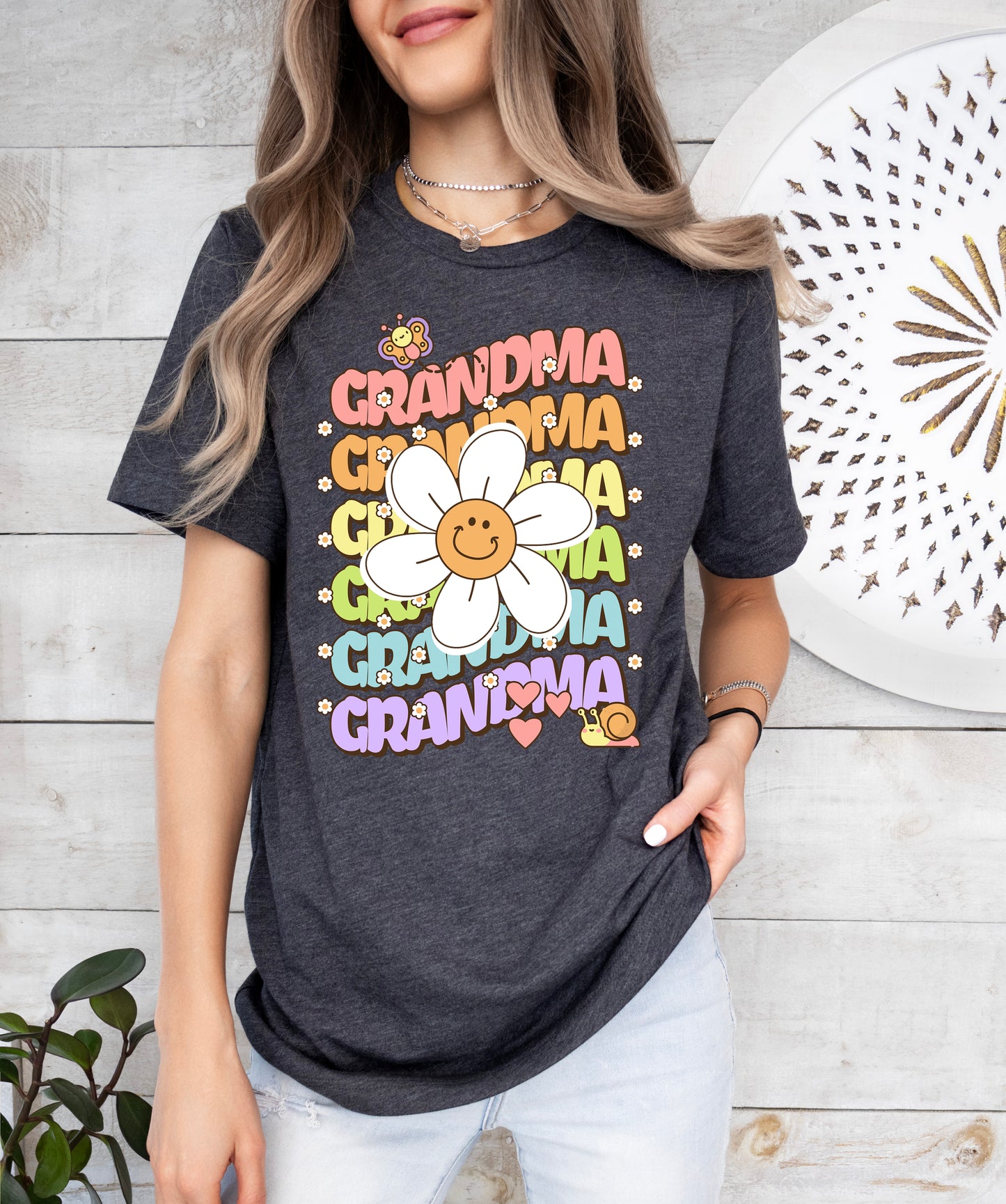 Grandma Retro Daisy Shirt | Grandma Shirt