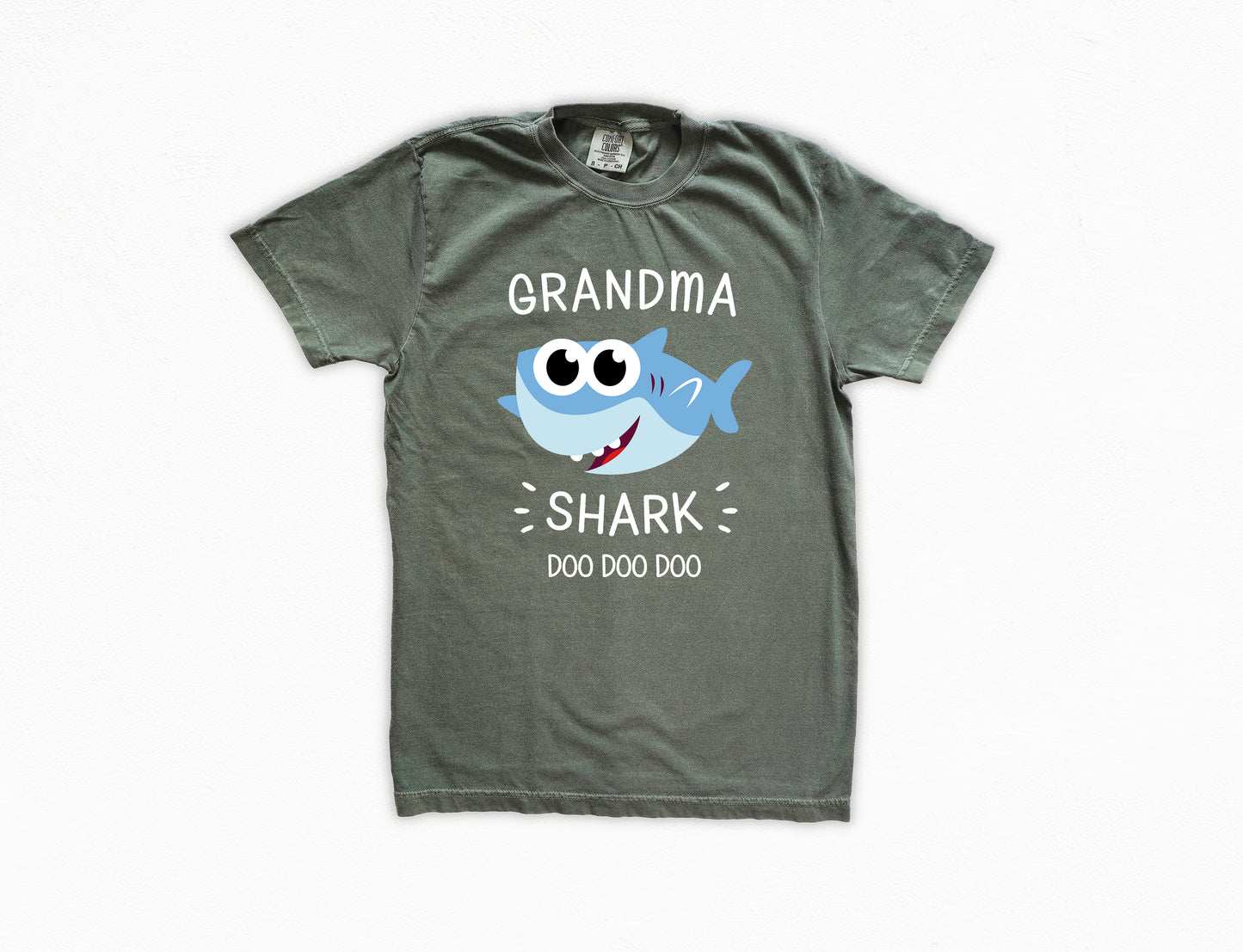 Grandma Shark Shirt | Comfort Colors Vintage Style Grandma Shirt