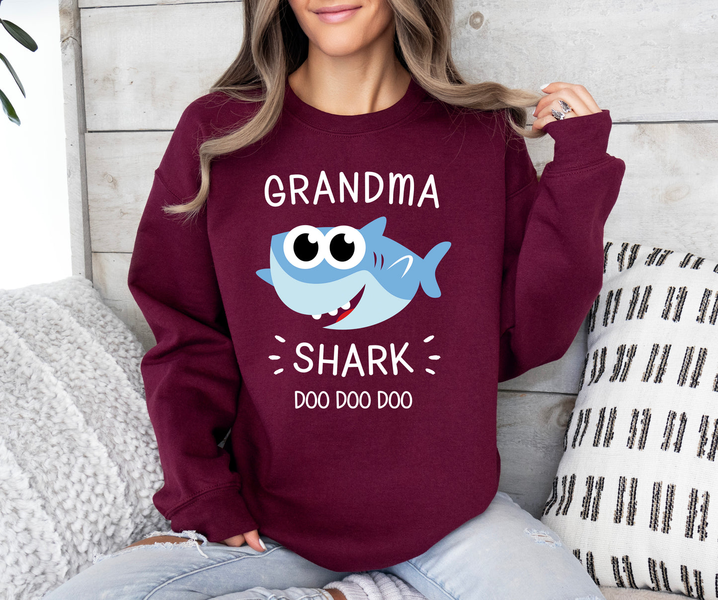 Grandma Shark Sweatshirt | Grandma Sweatshirt