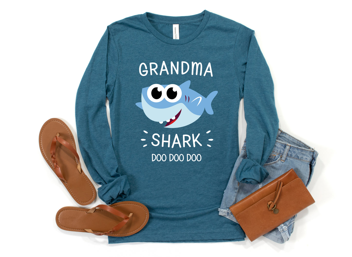 Grandma Shark Shirt Long Sleeve | Long Sleeve Grandma Shirt