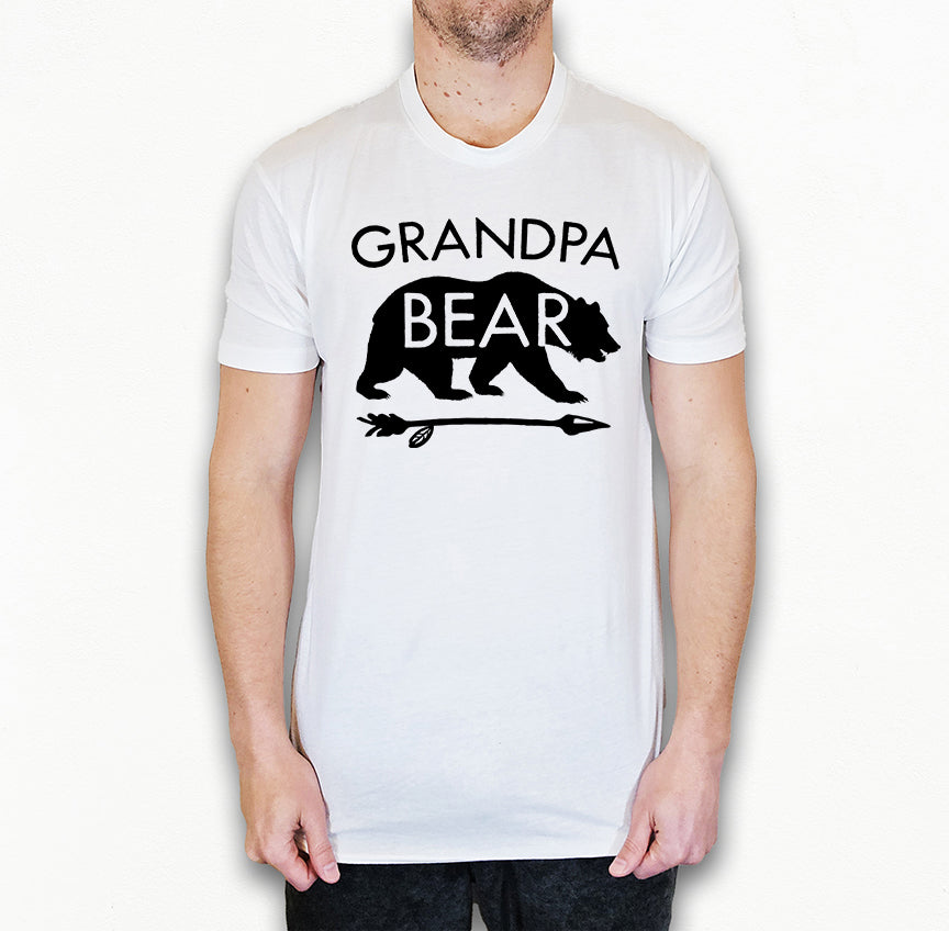 Grandpa Bear Shirt | Grandpa Shirt | Light Garment