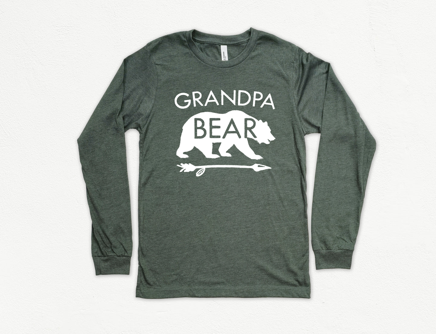 Grandpa Bear Shirt Long Sleeve | Long Sleeve Grandpa Shirt