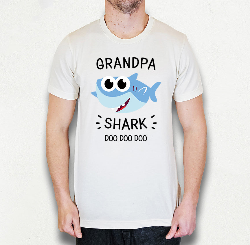Grandpa Shark Shirt | Grandpa Shirt | Light Garment