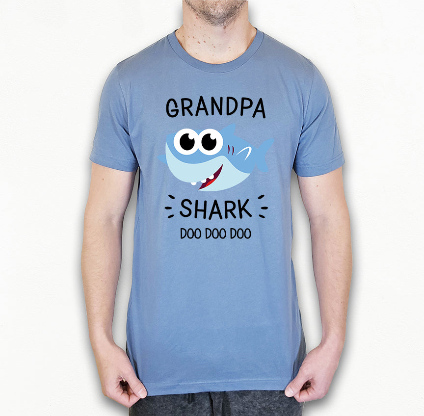 Grandpa Shark Shirt | Grandpa Shirt | Light Garment