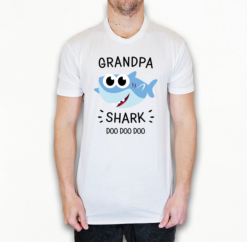 Grandpa Shark Shirt | Grandpa Shirt | Light Garment