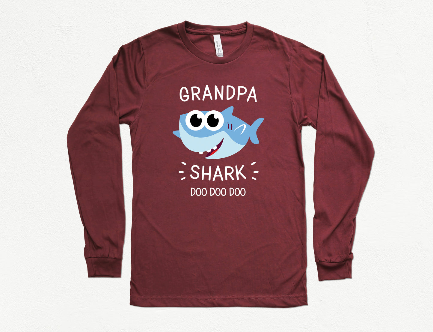 Grandpa Shark Shirt Long Sleeve | Long Sleeve Grandpa Shirt