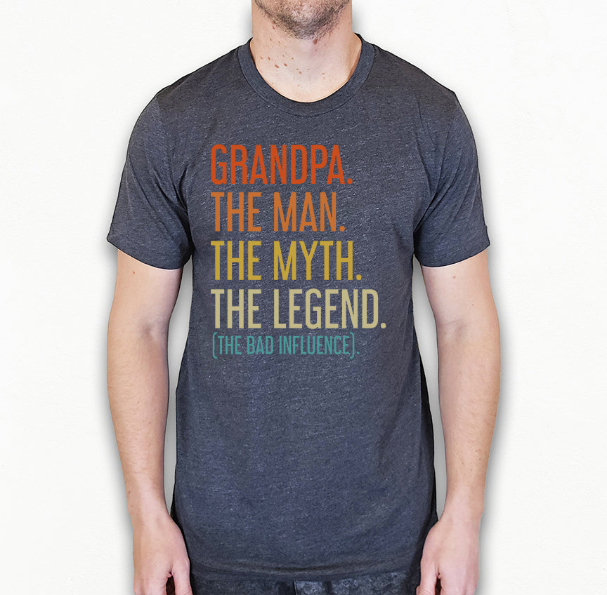 Grandpa The Man The Myth The Legend Shirt | Grandpa Shirt