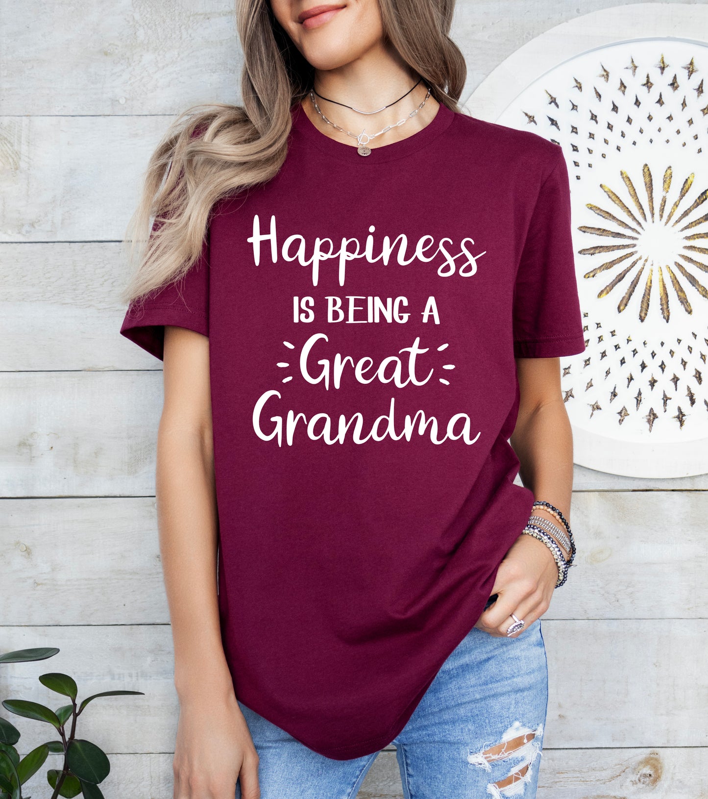 Happiness Is Being A Great Grandma Shirt