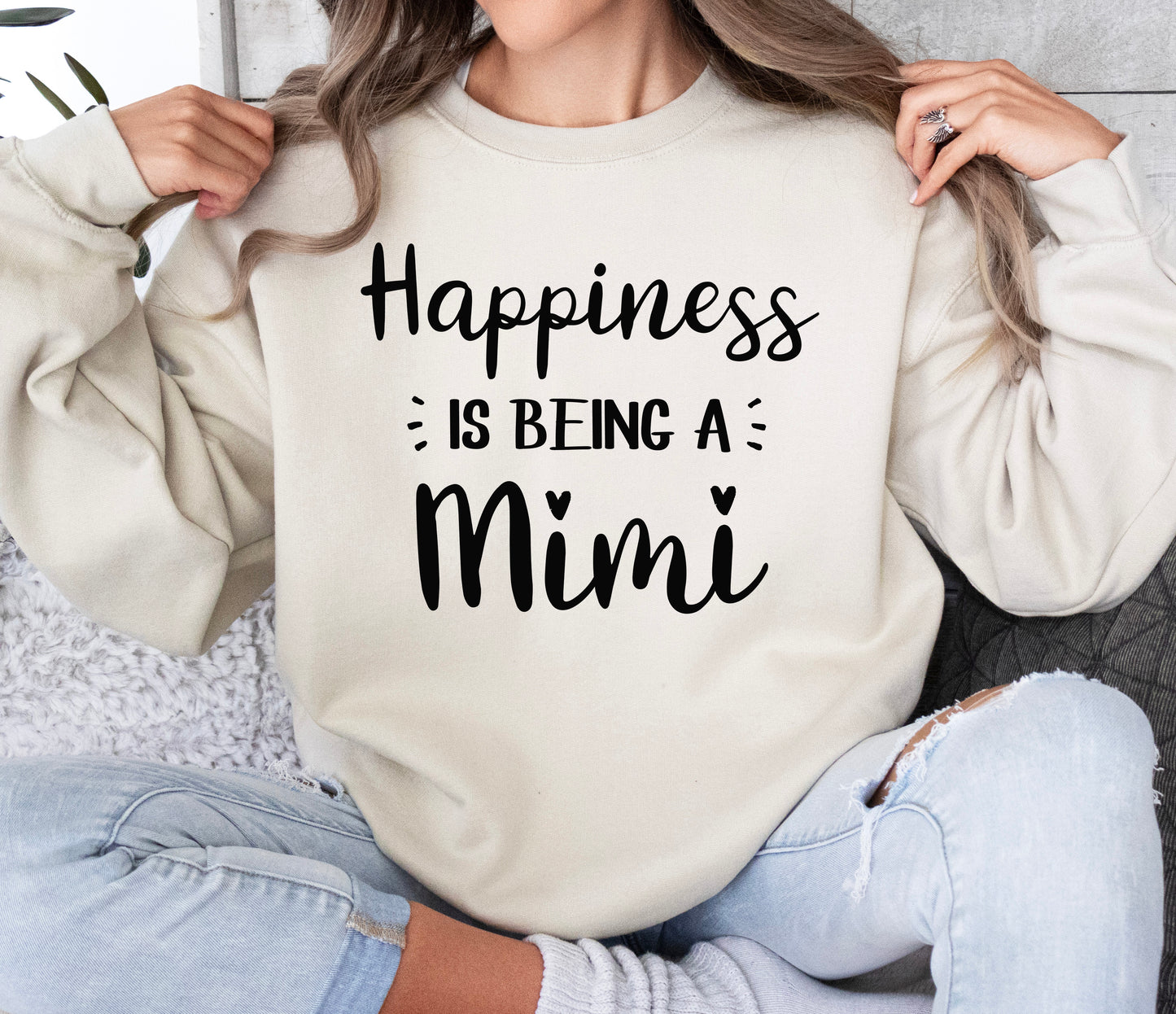 Happiness Is Being A Mimi Sweatshirt
