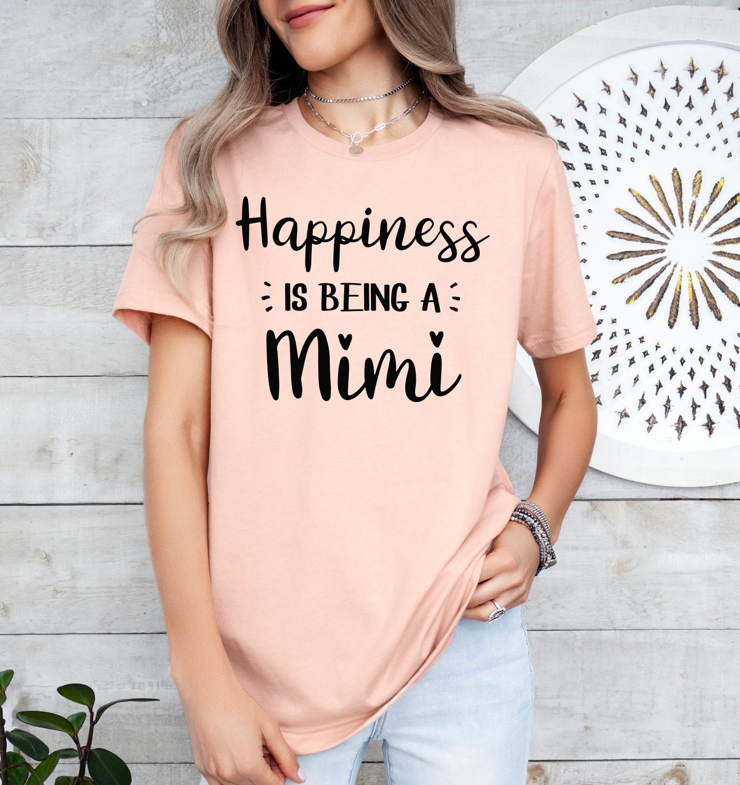 Happiness Is Being A Mimi Shirt | Light Garment