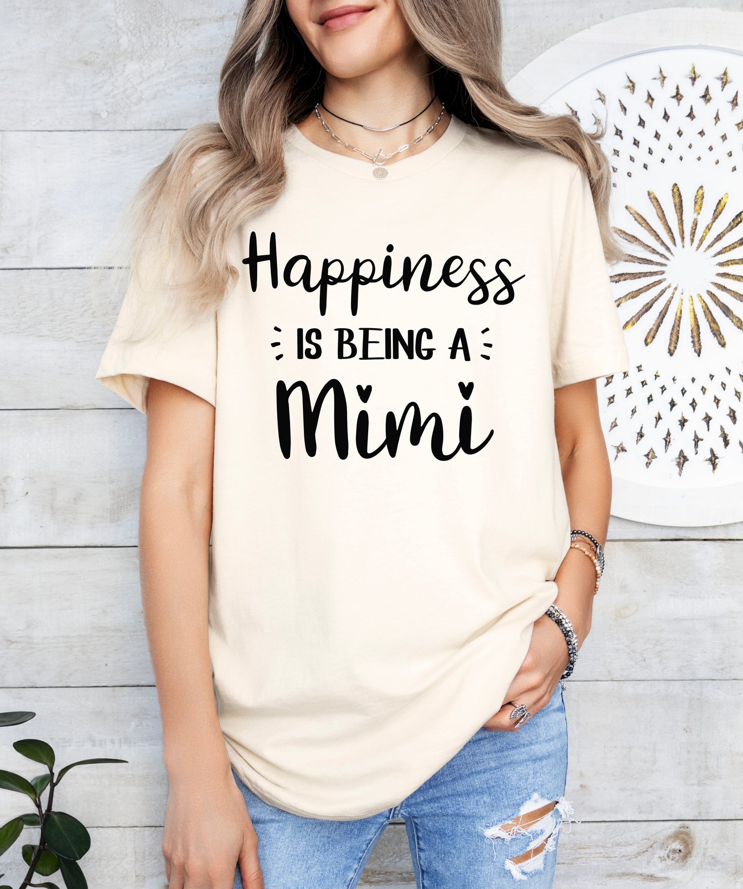 Happiness Is Being A Mimi Shirt | Light Garment