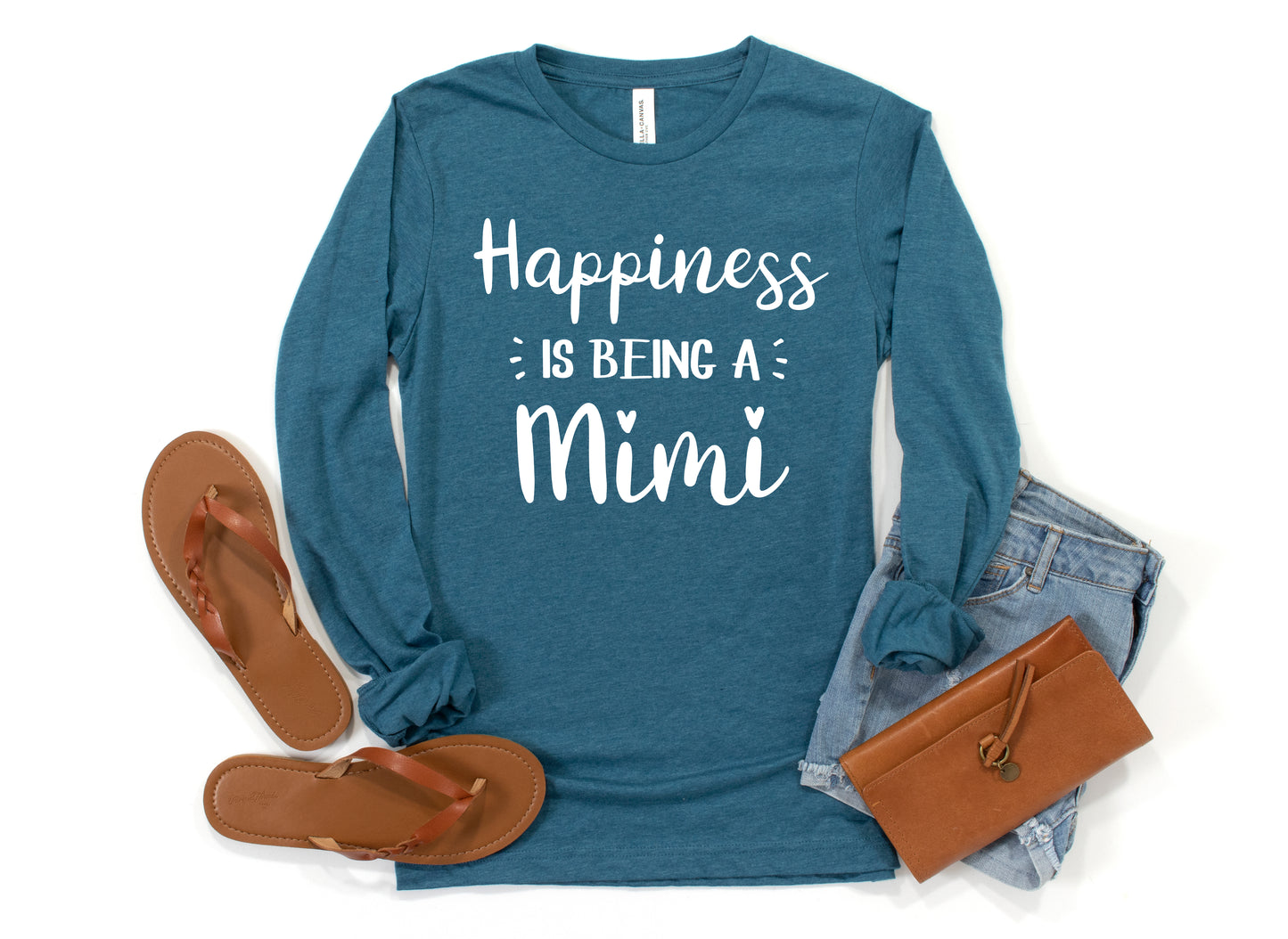Happiness Is Being A Mimi Shirt Long Sleeve | Long Sleeve Mimi Shirt