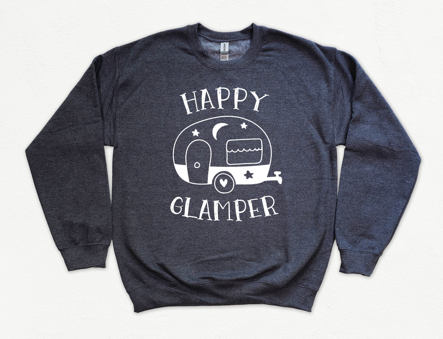 Happy Glamper Sweatshirt | Camping Sweatshirt