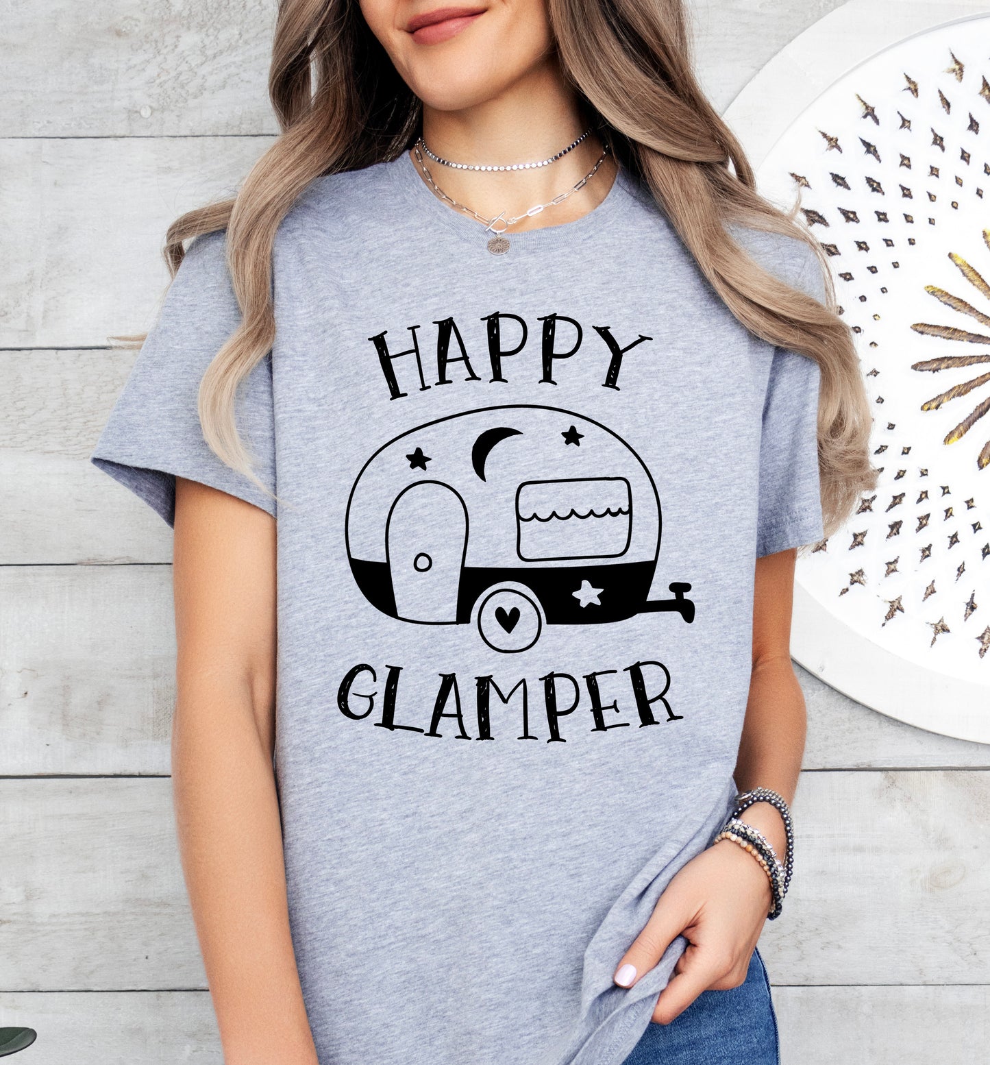 Happy Glamper Shirt | Camping Shirt | Light Garment