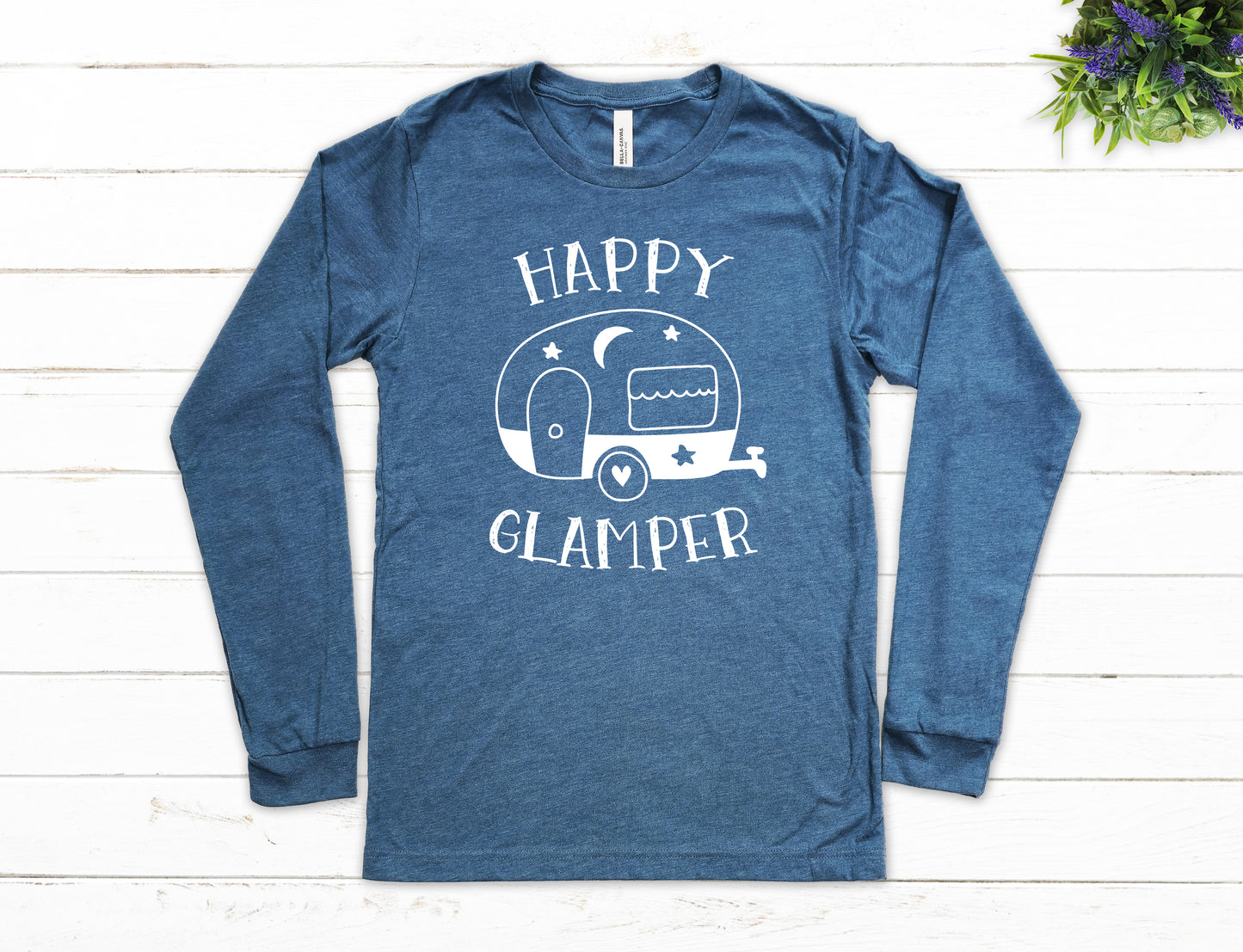 Happy Glamper Shirt Long Sleeve | Long Sleeve Camping Shirt