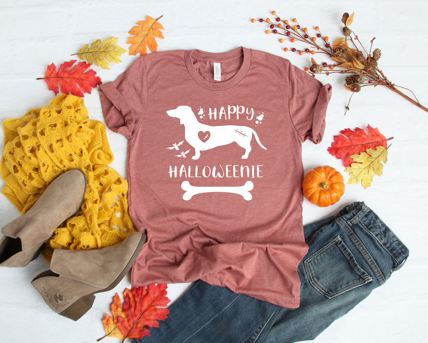 Happy Halloweenie Dachshund Lover Halloween Shirt
