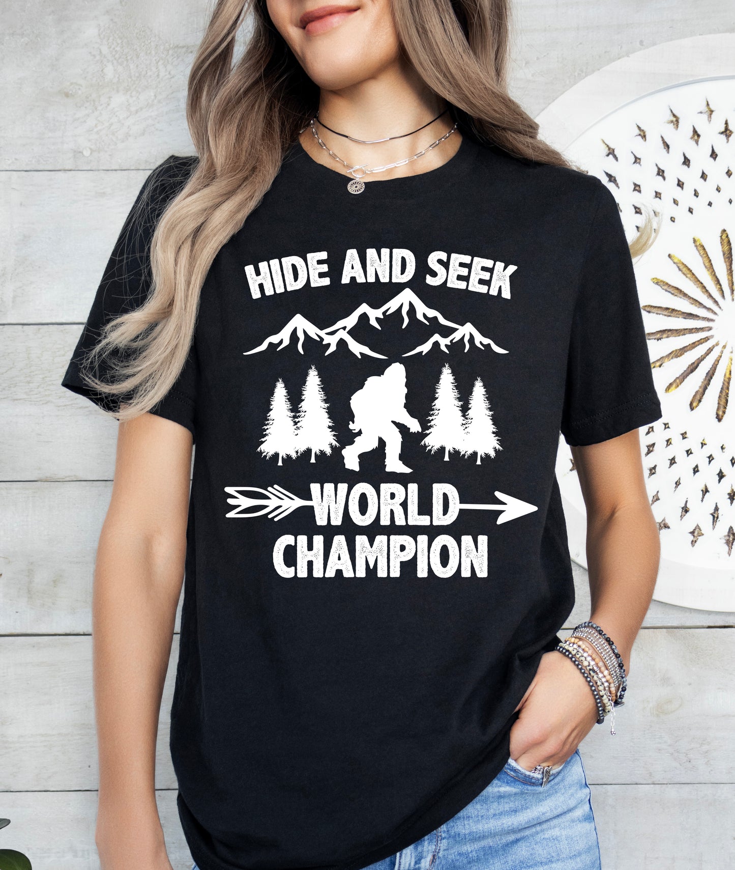 Hike and Seek World Champion Shirt | Bigfoot Shirt