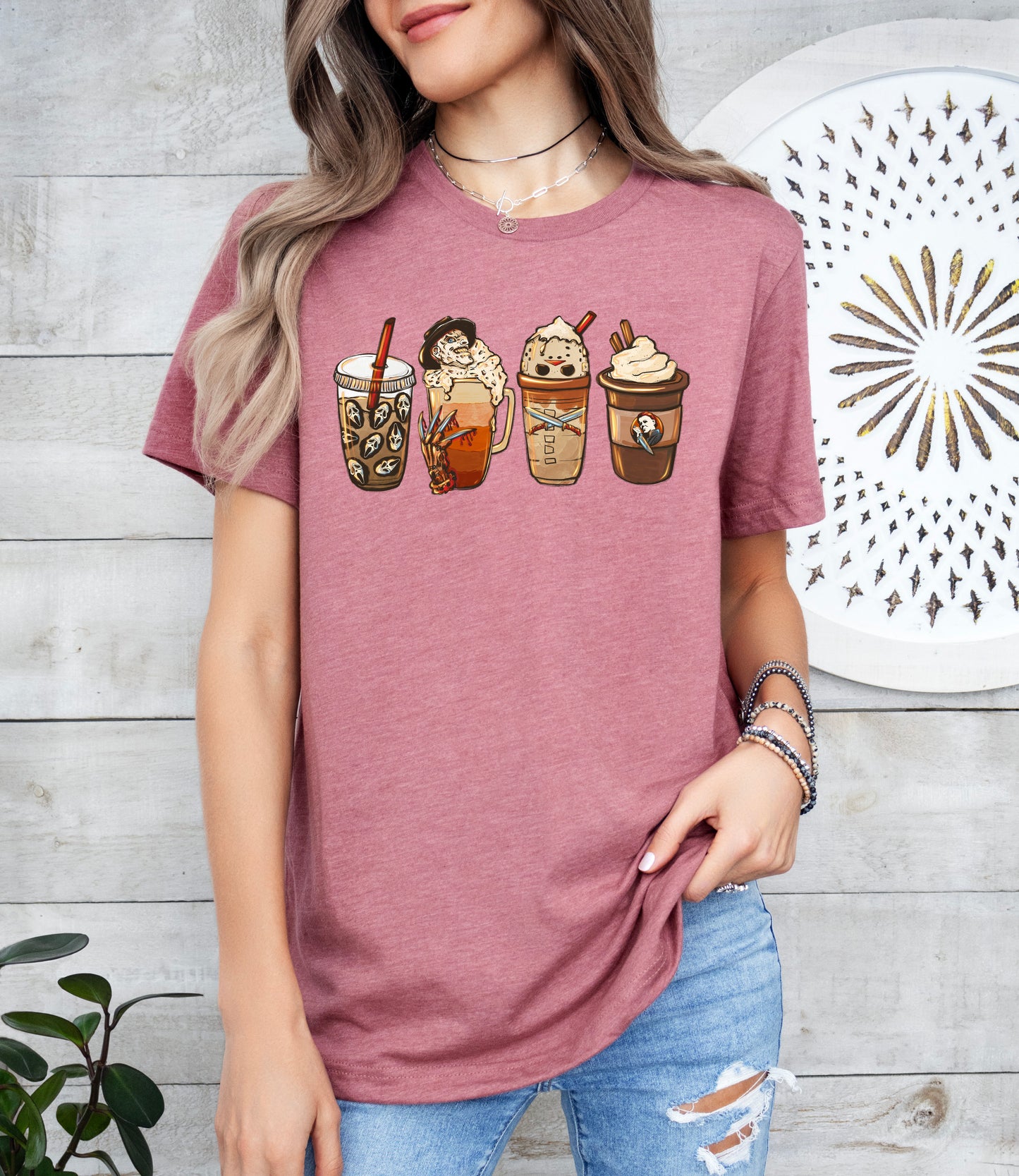 Horror Coffee Lover Halloween Shirt