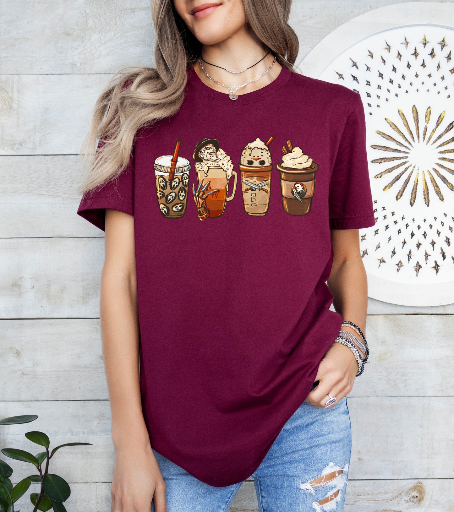Horror Coffee Lover Halloween Shirt