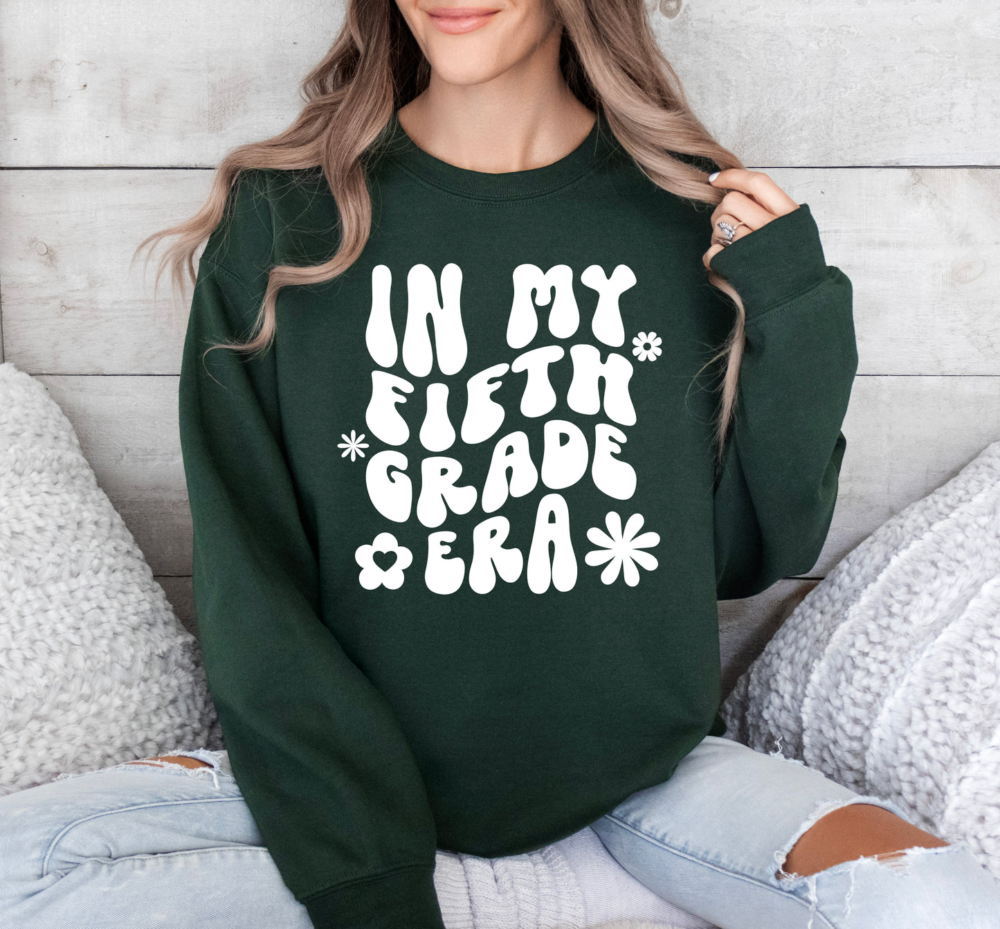 Retro In My Fifth Grade Era Sweatshirt | Teacher Sweatshirt