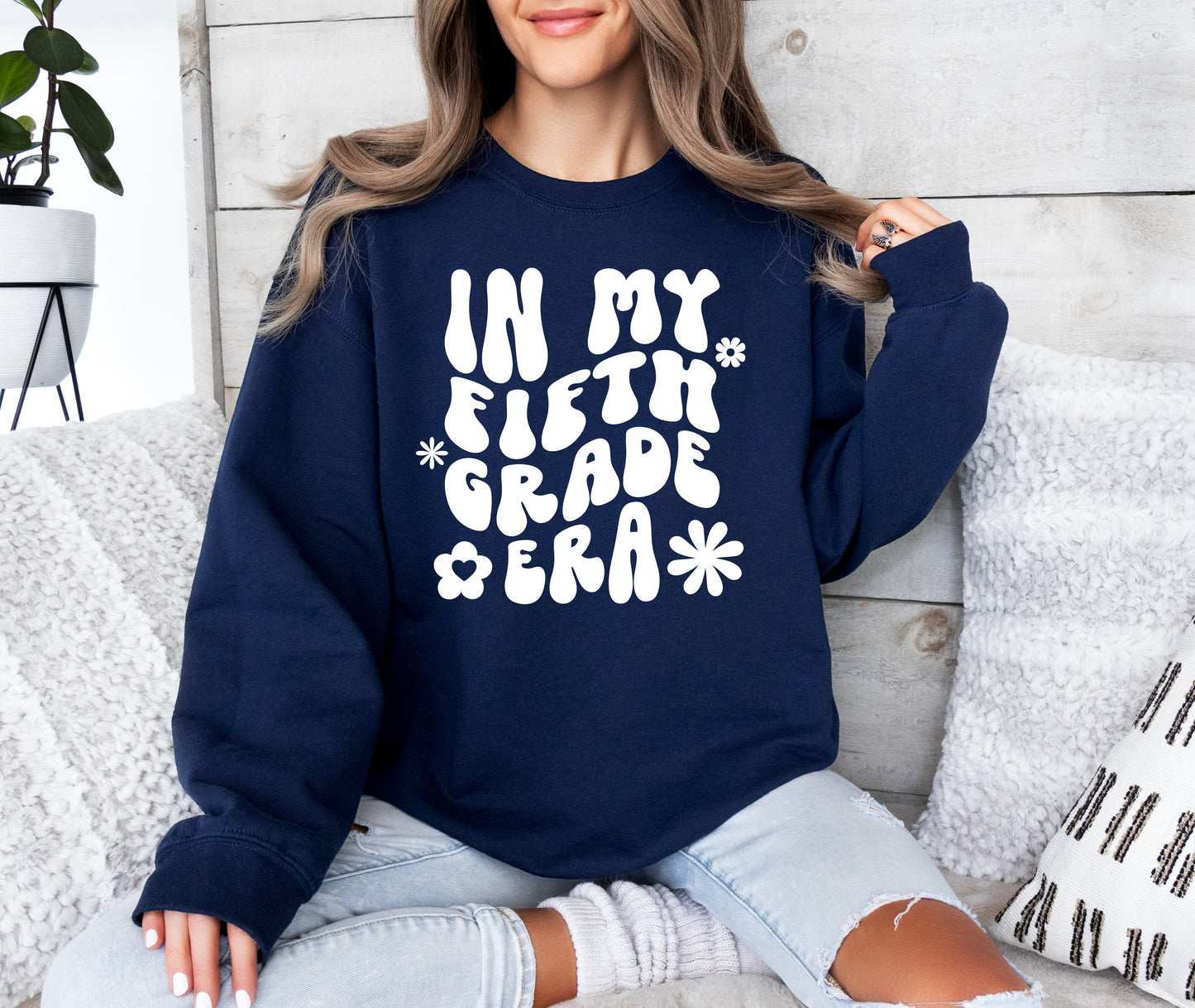 Retro In My Fifth Grade Era Sweatshirt | Teacher Sweatshirt