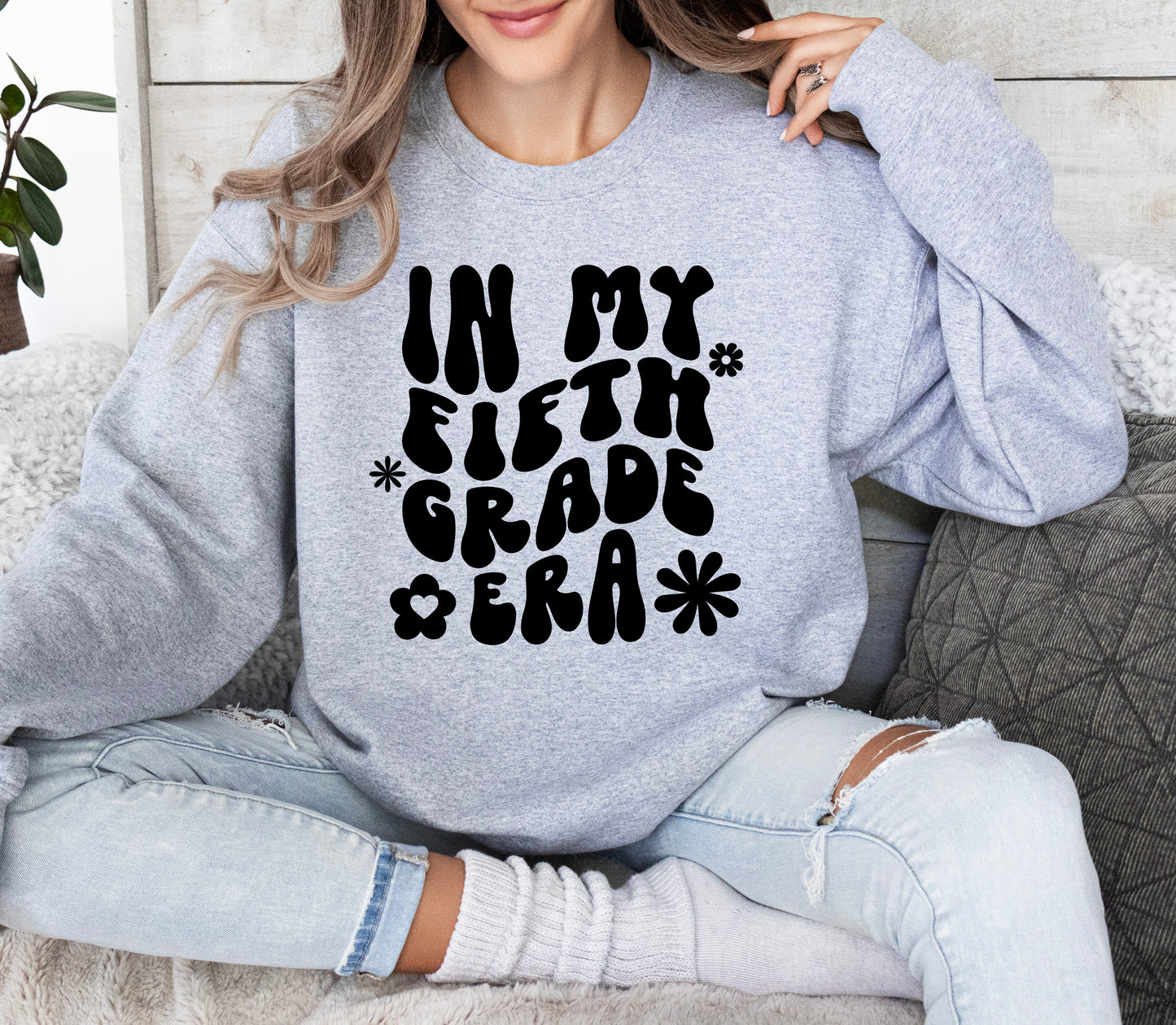 Retro In My Fifth Grade Era Sweatshirt | Teacher Sweatshirt