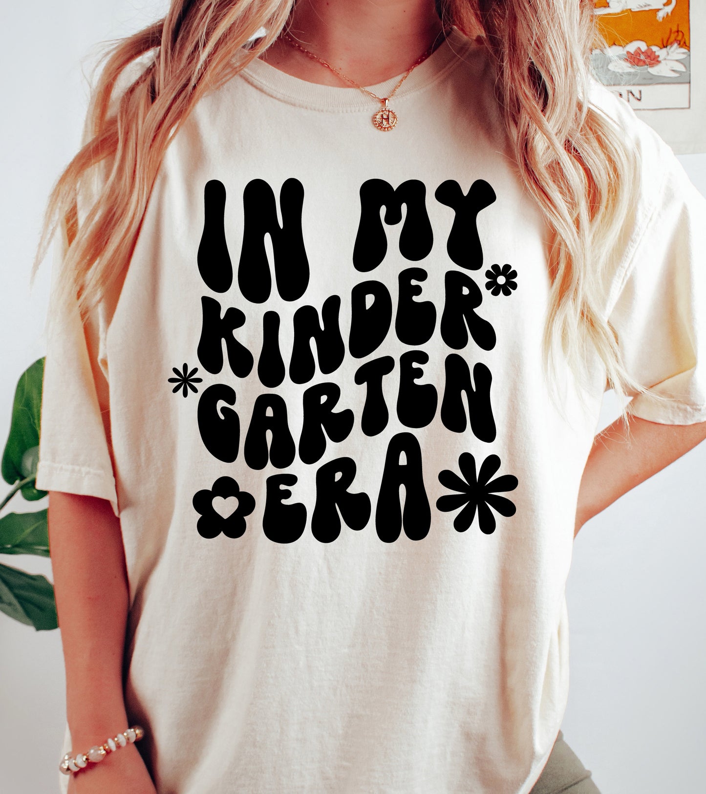 Retro In My Kindergarten Era Shirt | Comfort Colors Vintage Style Teacher Shirt