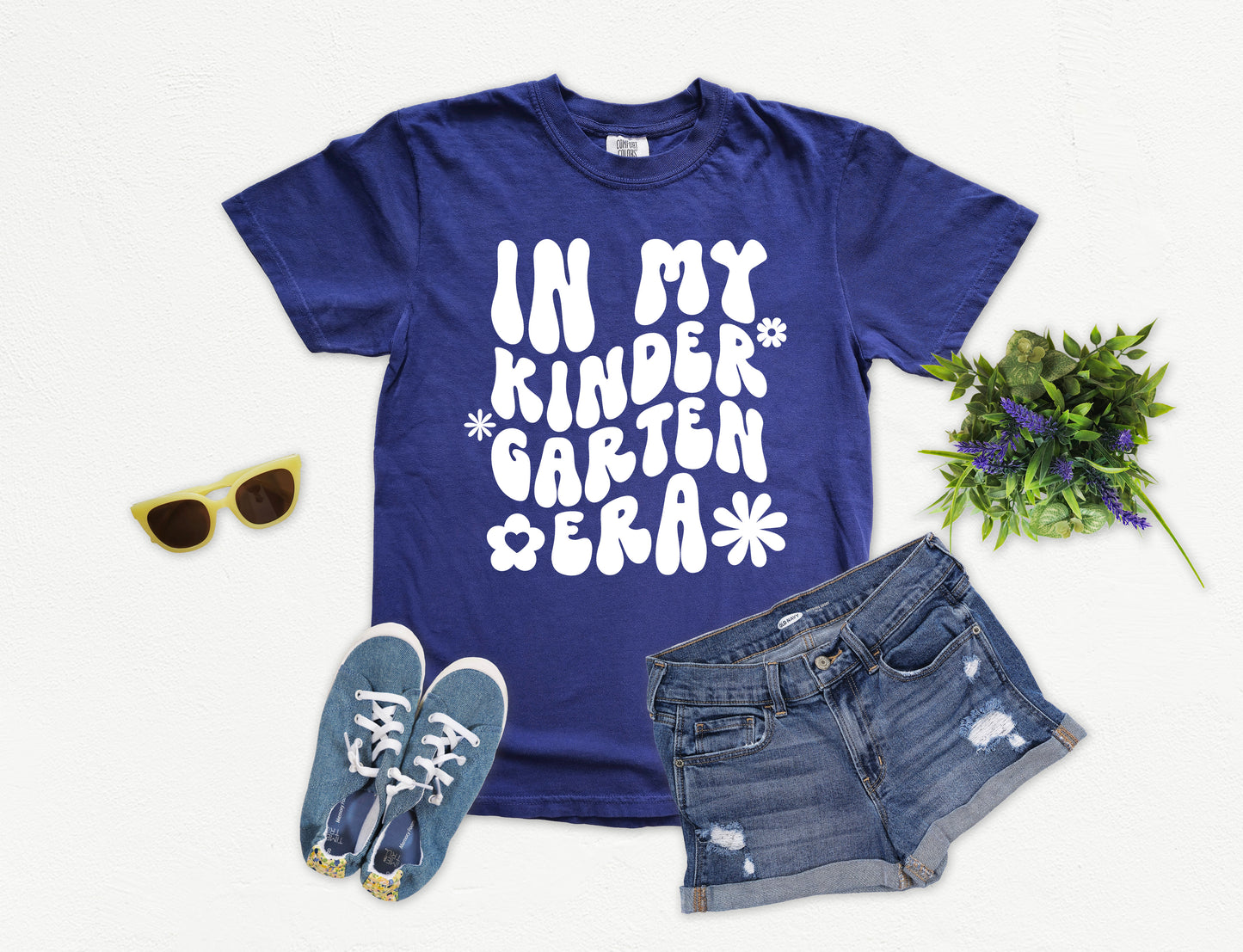 Retro In My Kindergarten Era Shirt | Comfort Colors Vintage Style Teacher Shirt