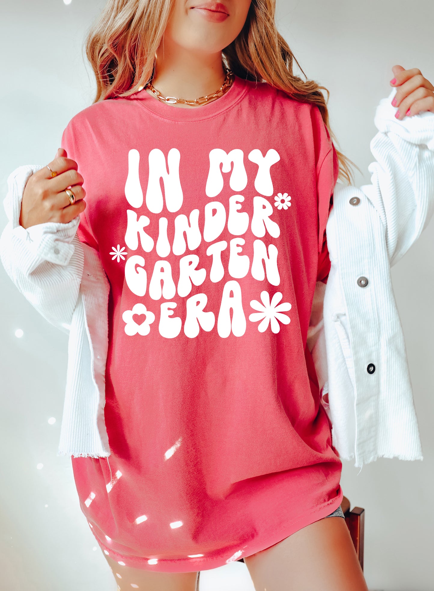 Retro In My Kindergarten Era Shirt | Comfort Colors Vintage Style Teacher Shirt