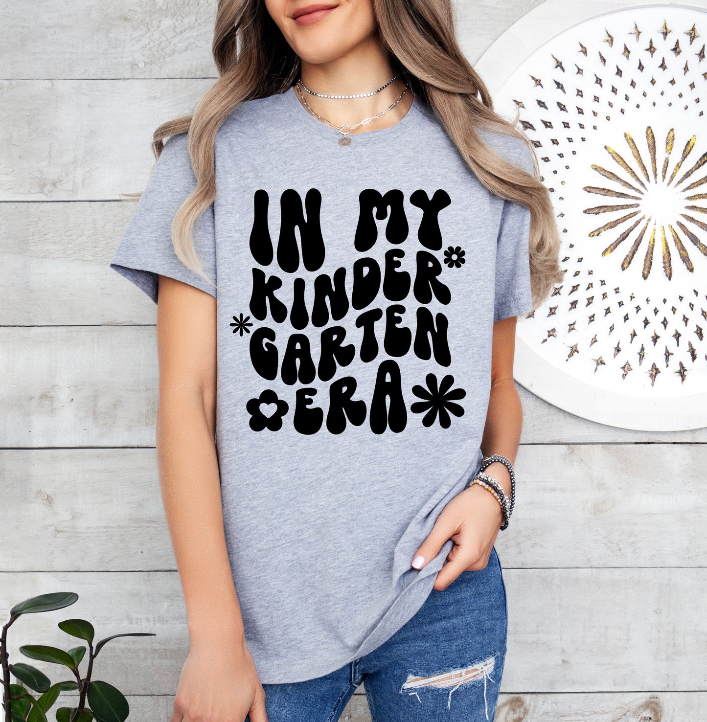 Retro In My Kindergarten Era Shirt | Teacher Shirt | Light Garment