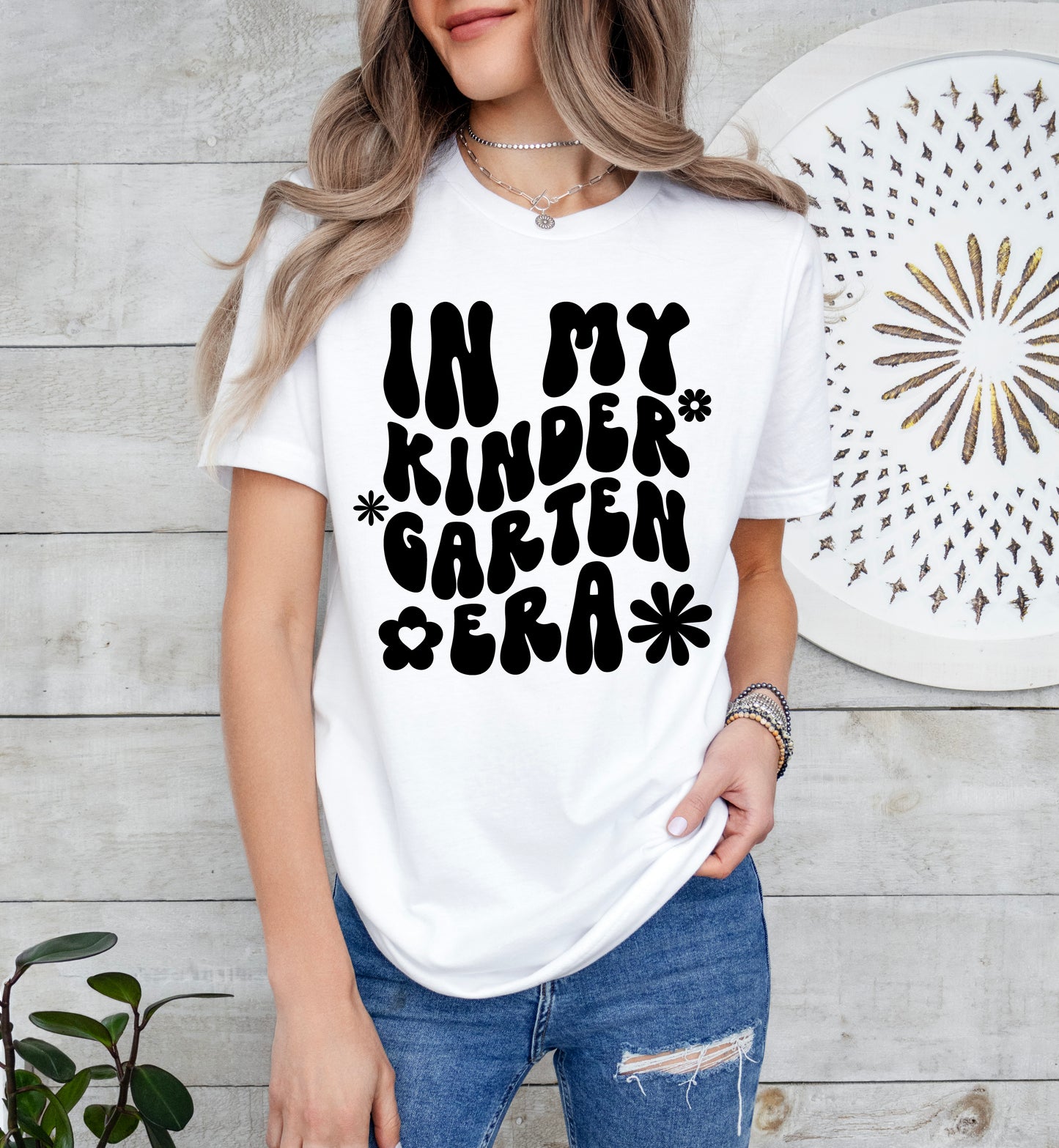 Retro In My Kindergarten Era Shirt | Teacher Shirt | Light Garment