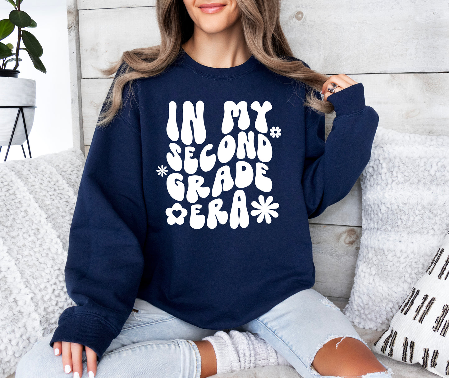 Retro In My Second Grade Era Sweatshirt | Teacher Sweatshirt