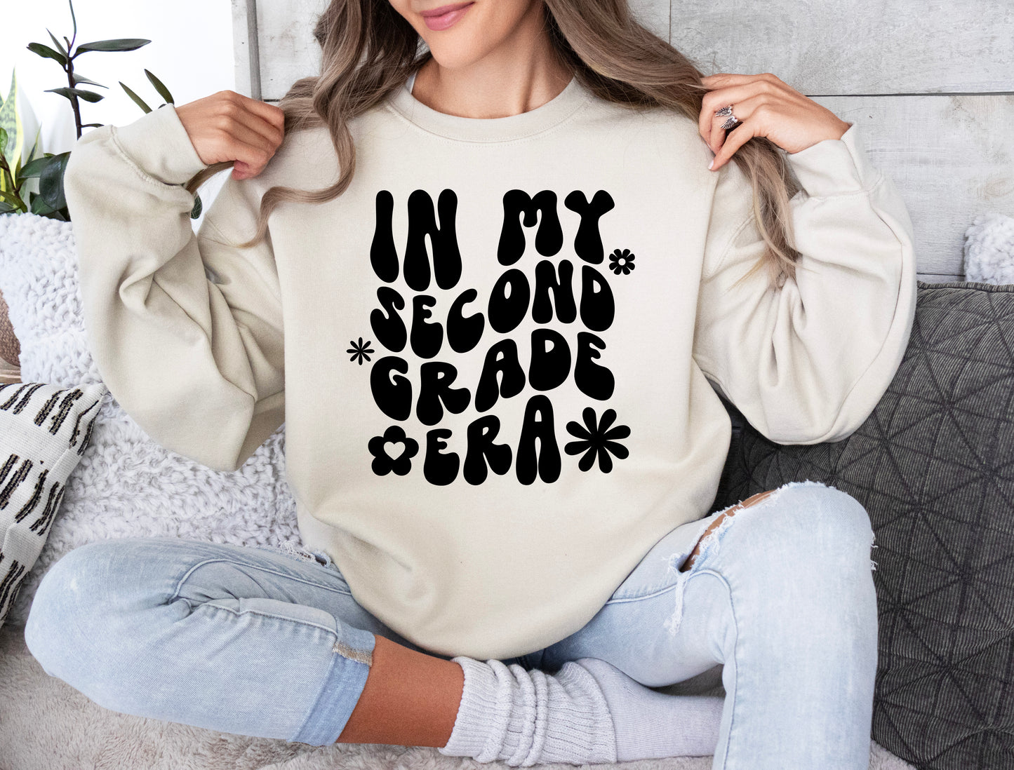 Retro In My Second Grade Era Sweatshirt | Teacher Sweatshirt