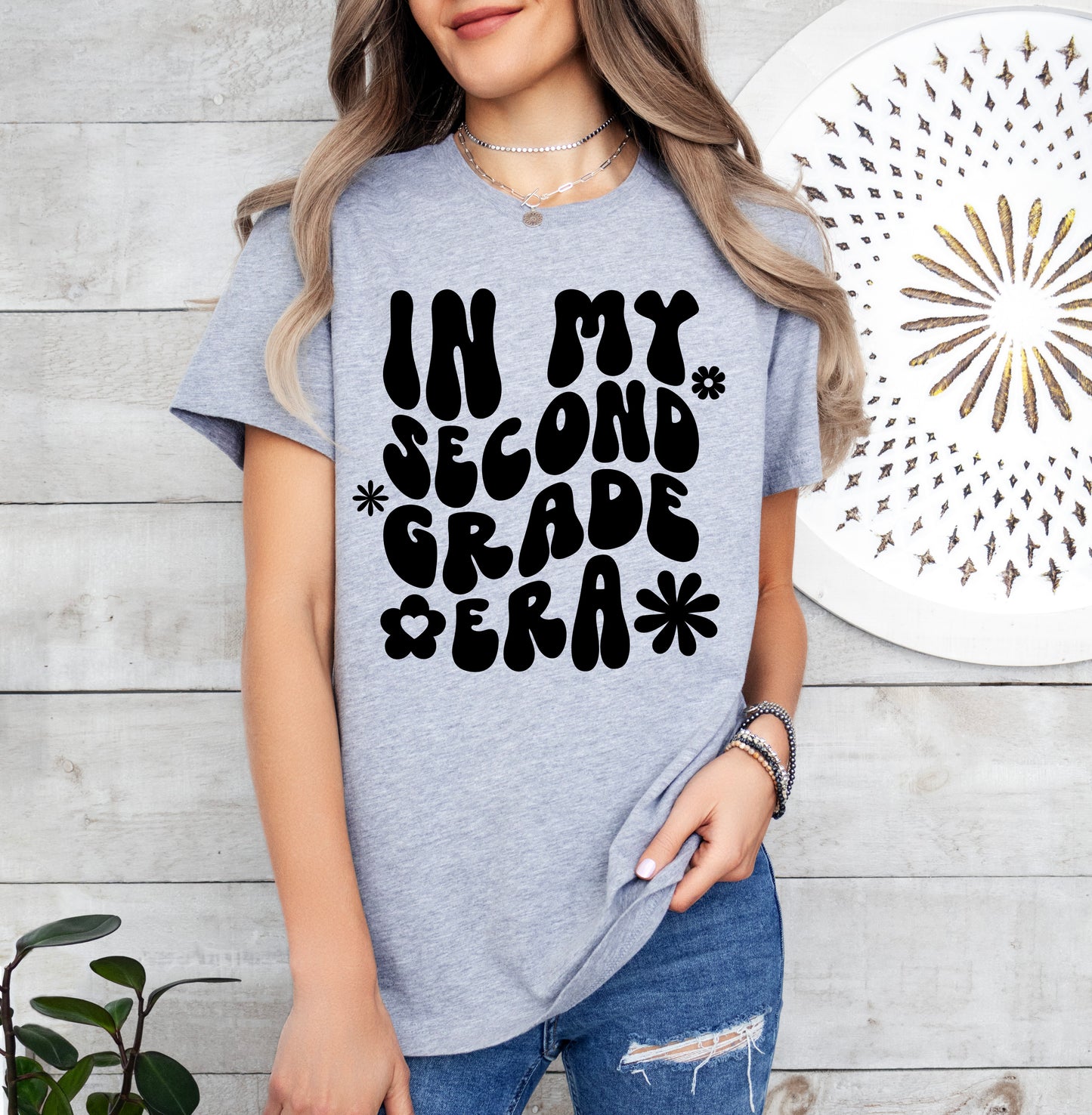Retro In My Second Grade Era Shirt | Teacher Shirt | Light Garment