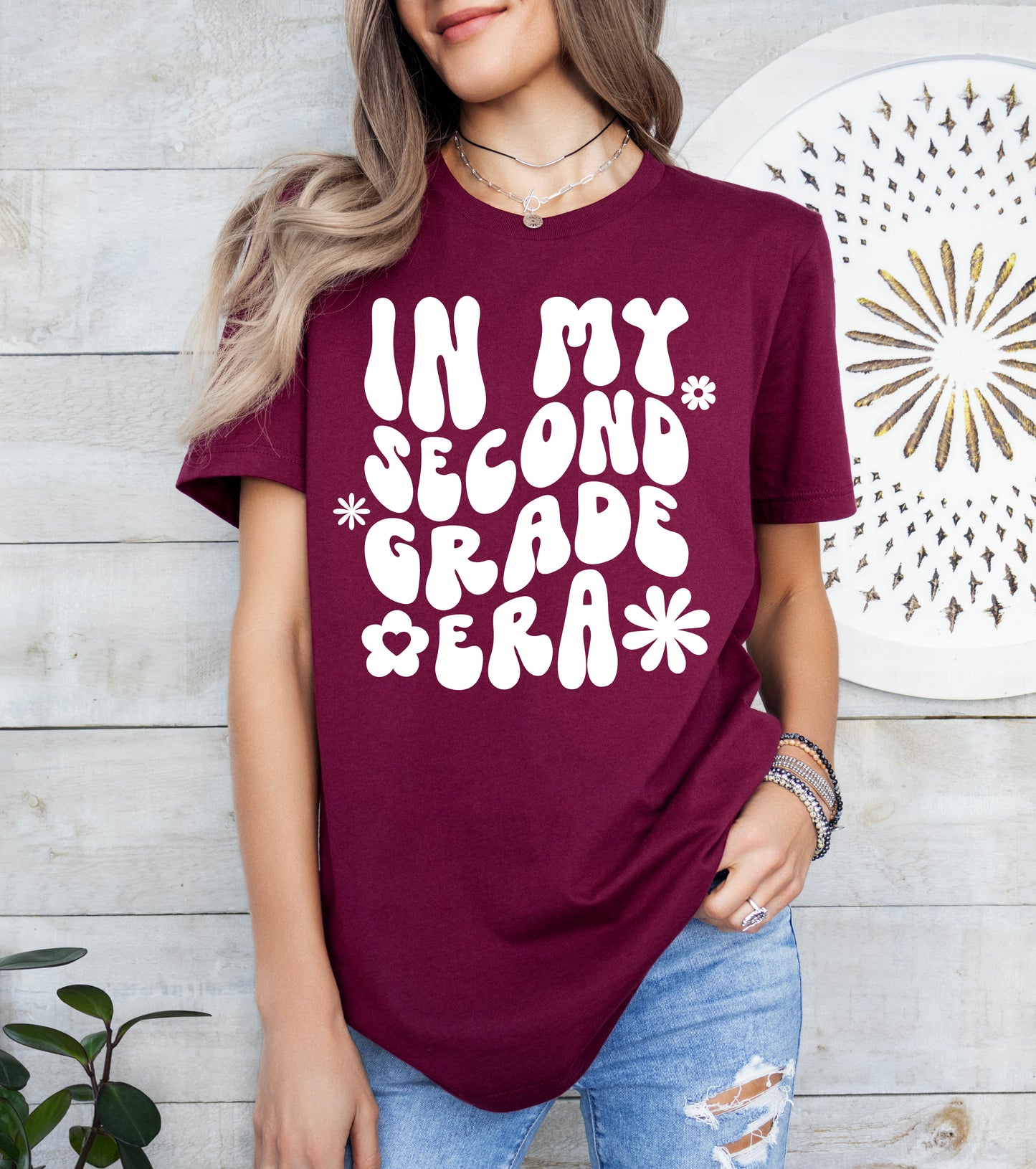 Retro In My Second Grade Era Shirt | Teacher Shirt